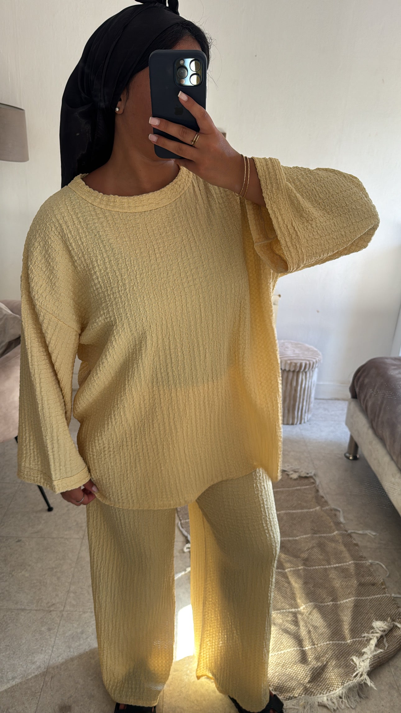 ENSEMBLE ESSENTIEL JAUNE