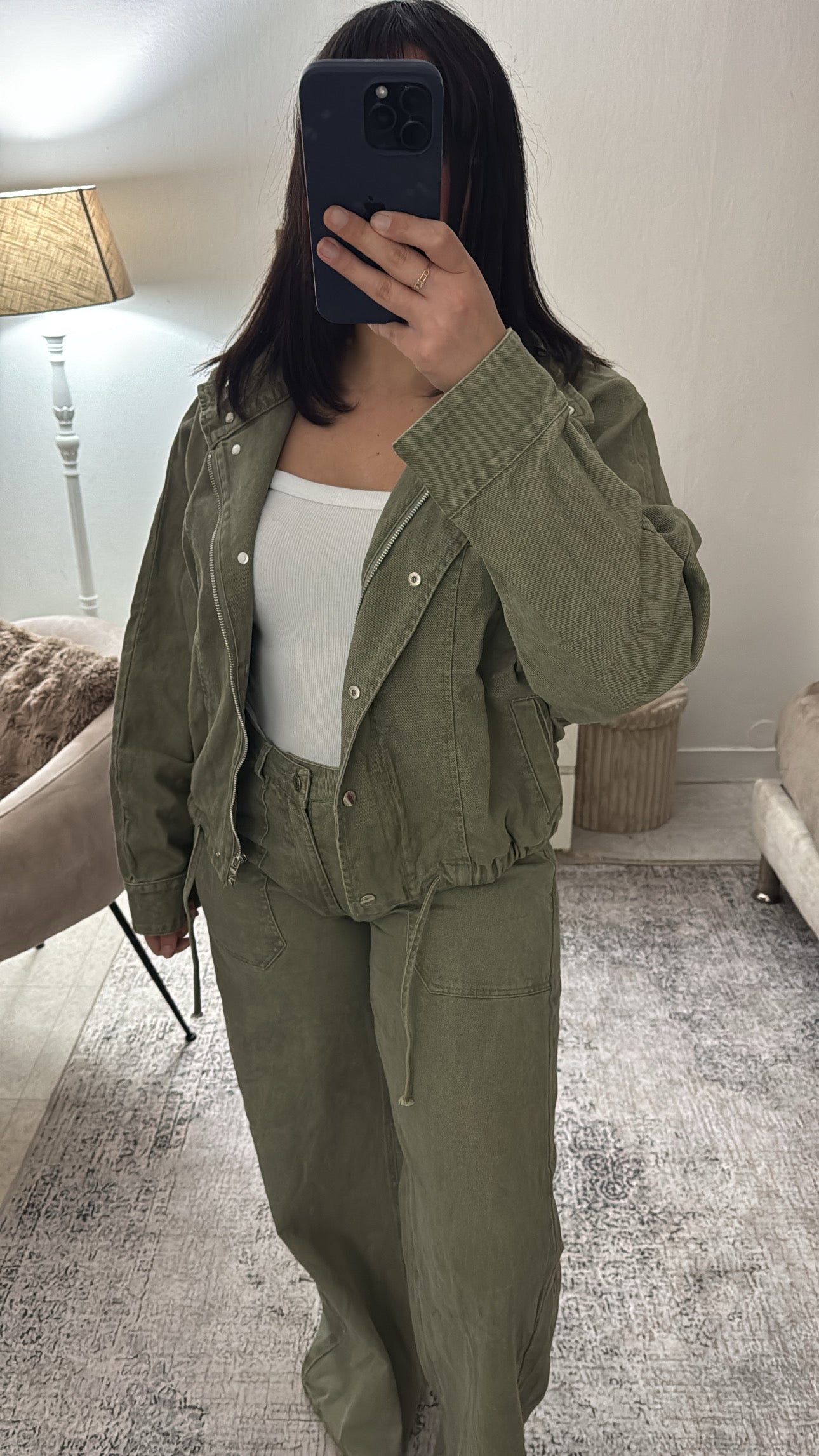 ENSEMBLE EN JEANS KAKI