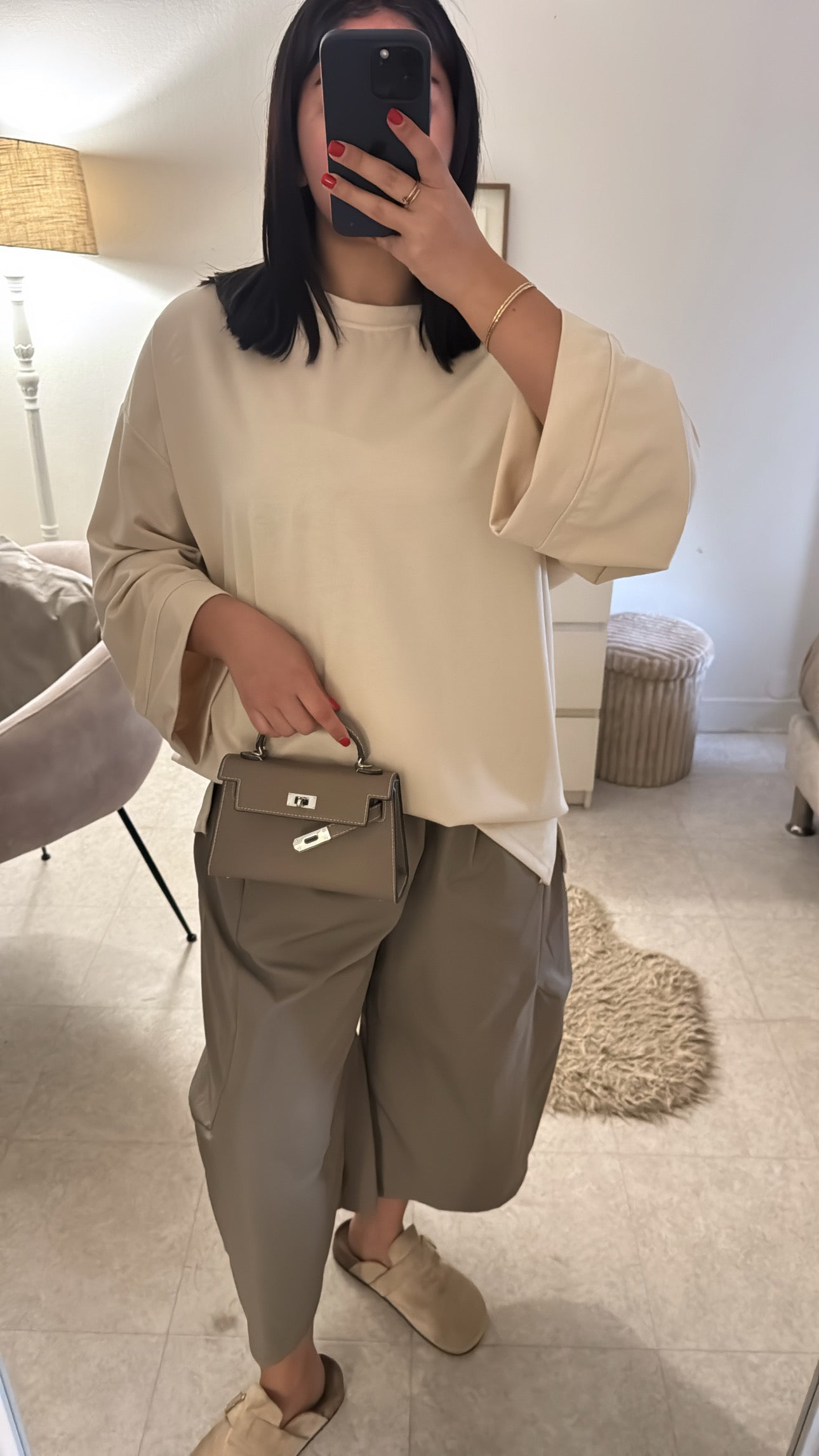 HAUT COTON BEIGE