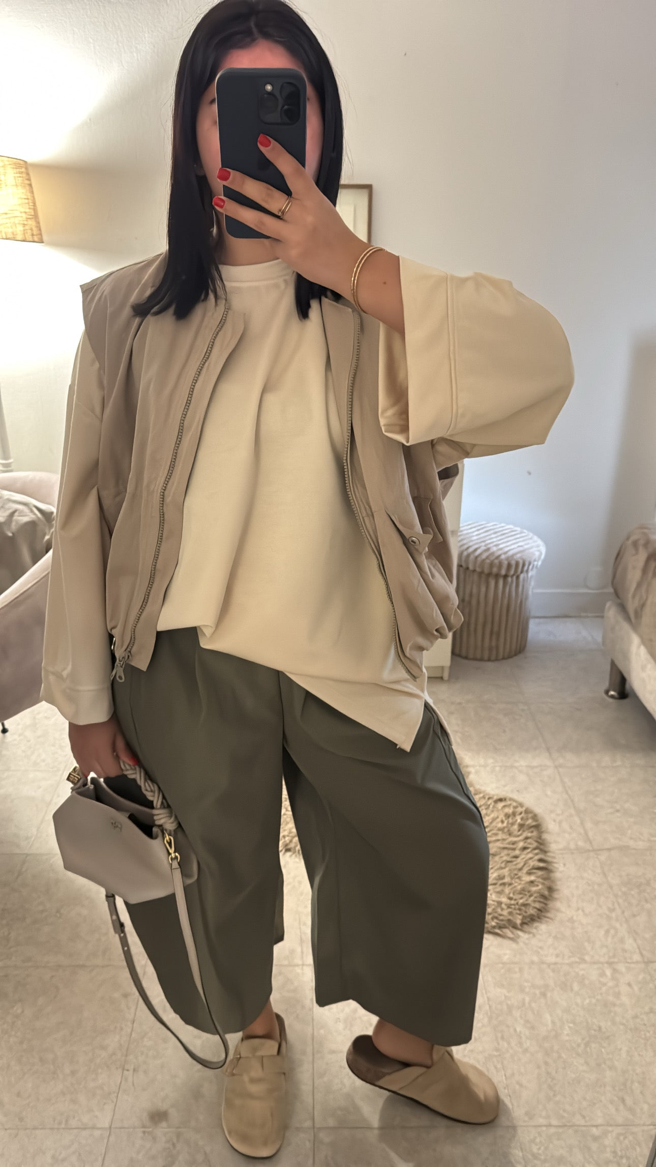 BERMUDA BALLON OVERSIZE KAKI