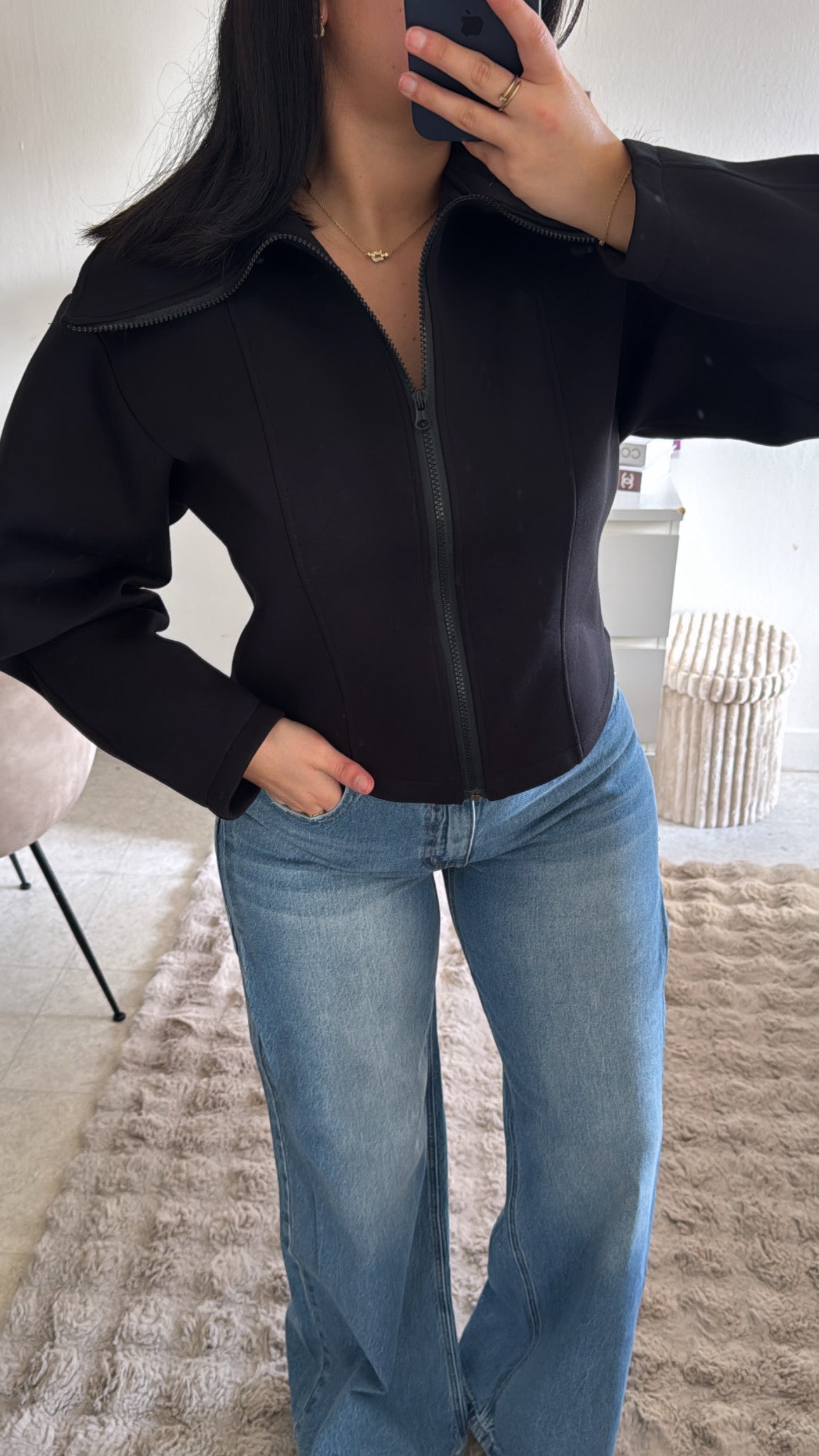 VESTE INSPI ZARA NOIRE