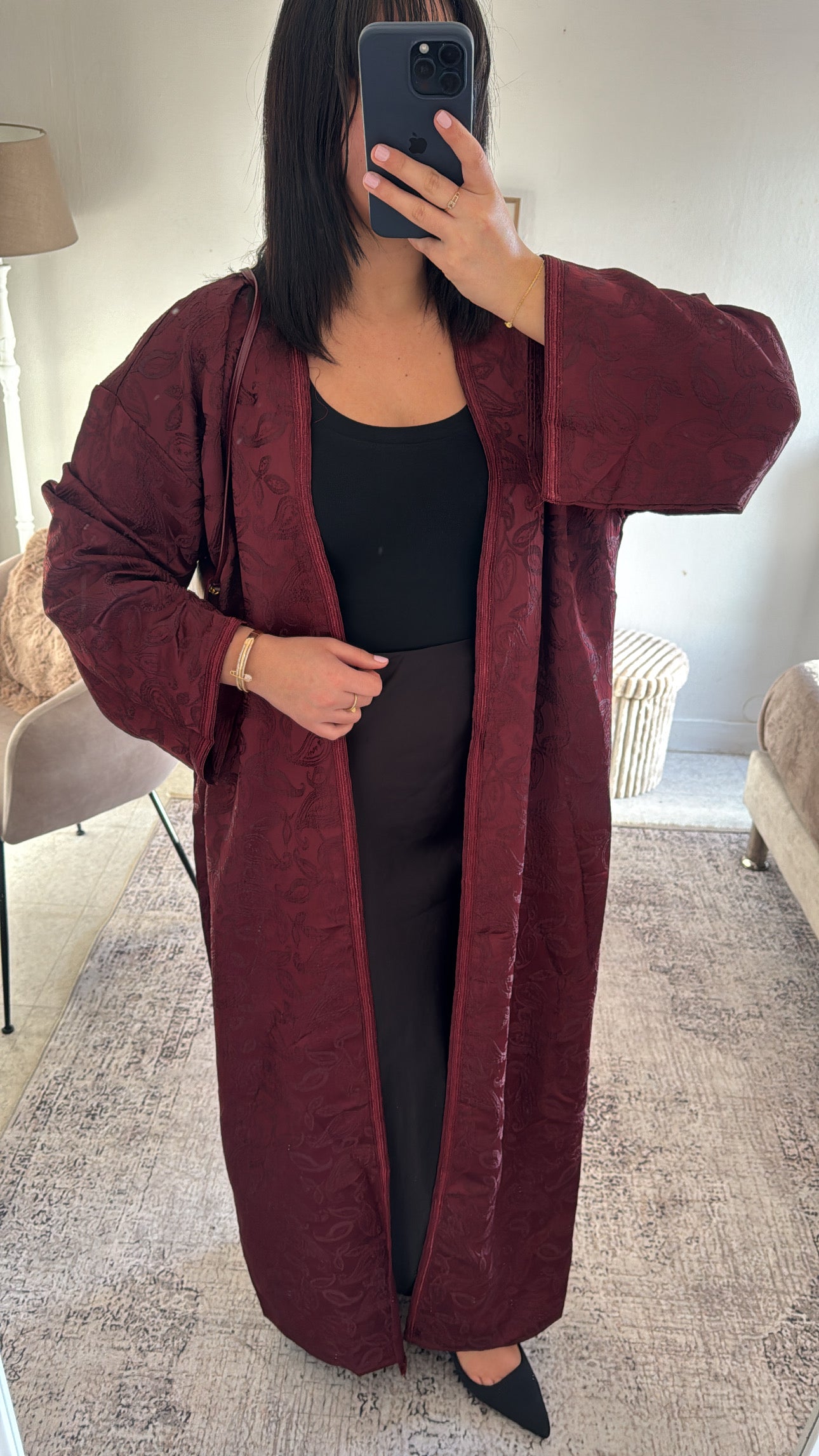 KIMONO ALMA BORDEAUX