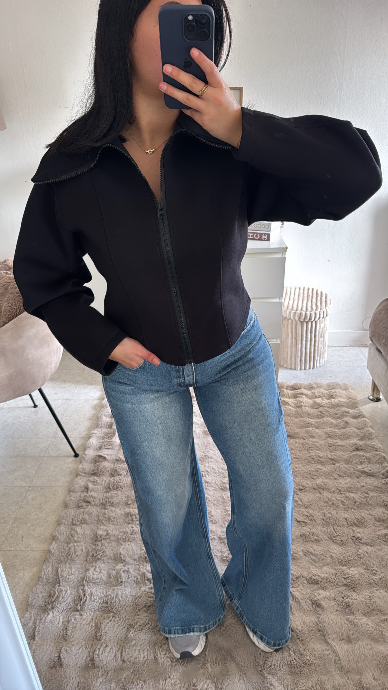 VESTE INSPI ZARA NOIRE