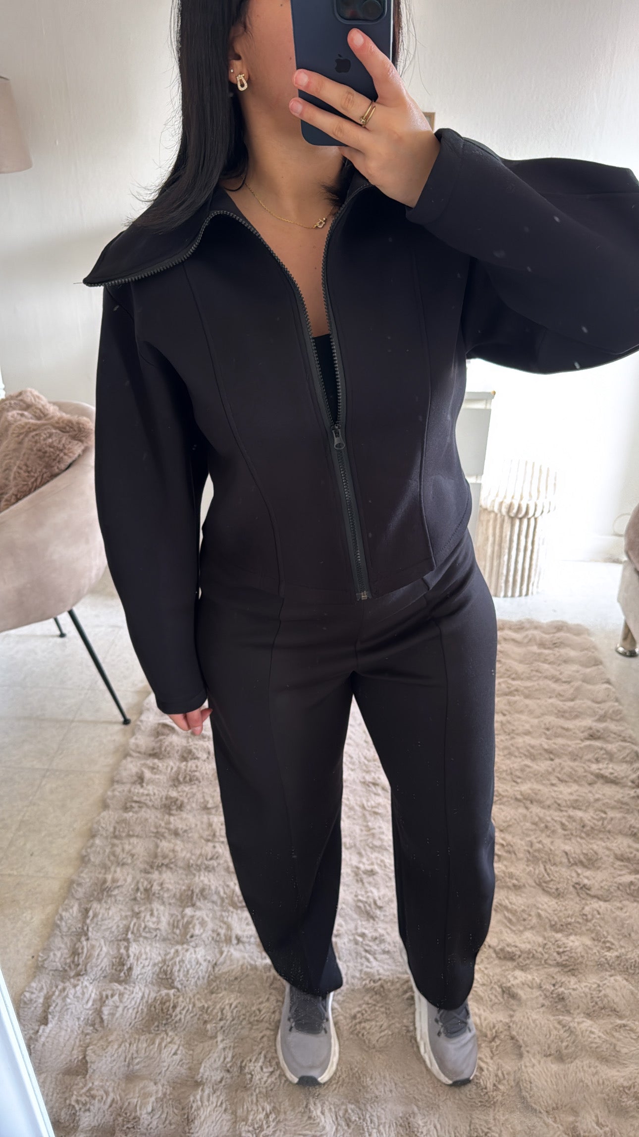 ENSEMBLE JOGGING CORSET NOIR