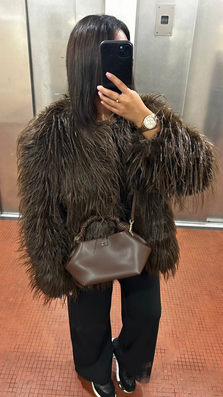 FOURRURE FUR MARRON