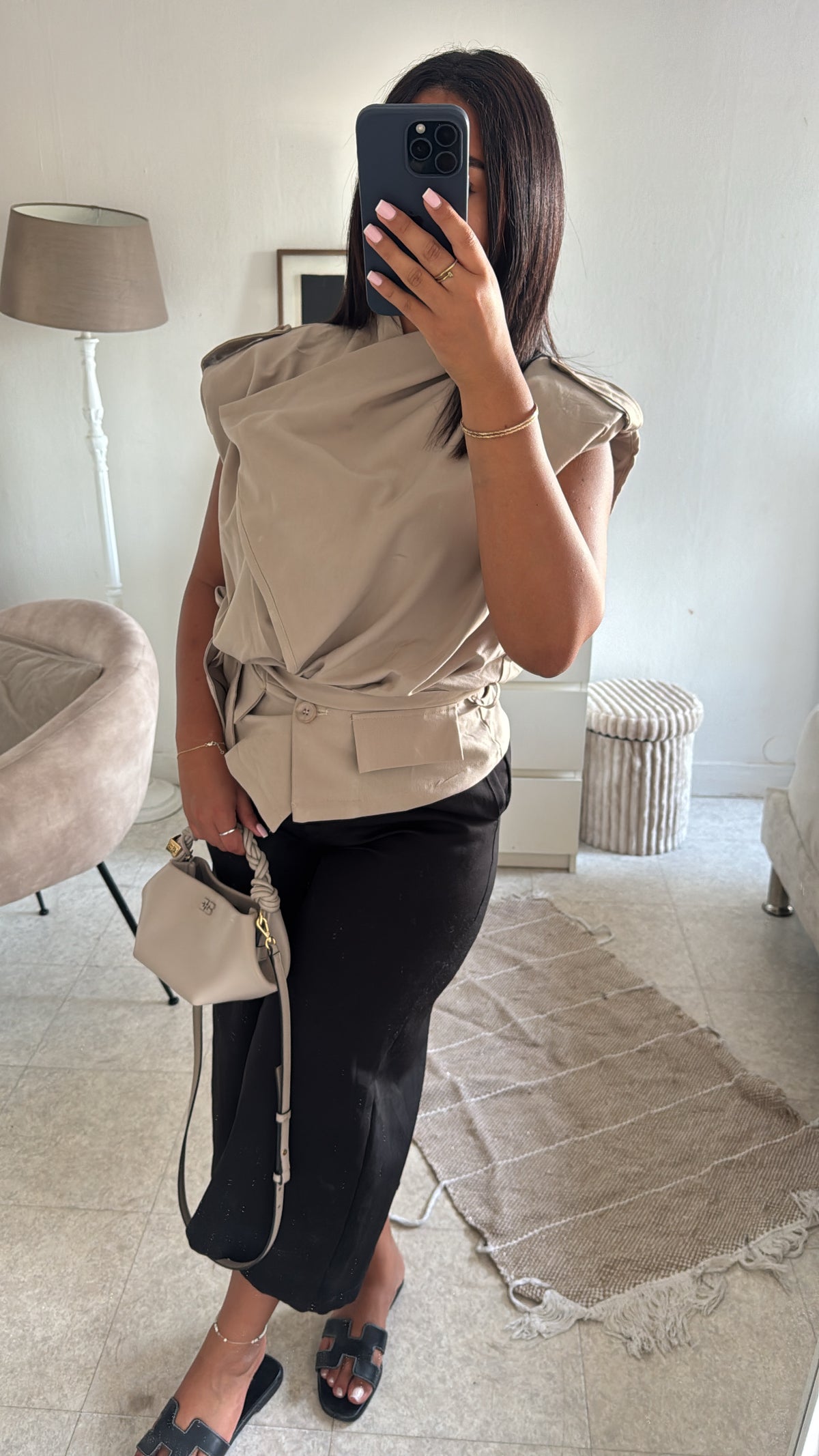 HAUT VESTE EPAULETTE INSPI ZARA