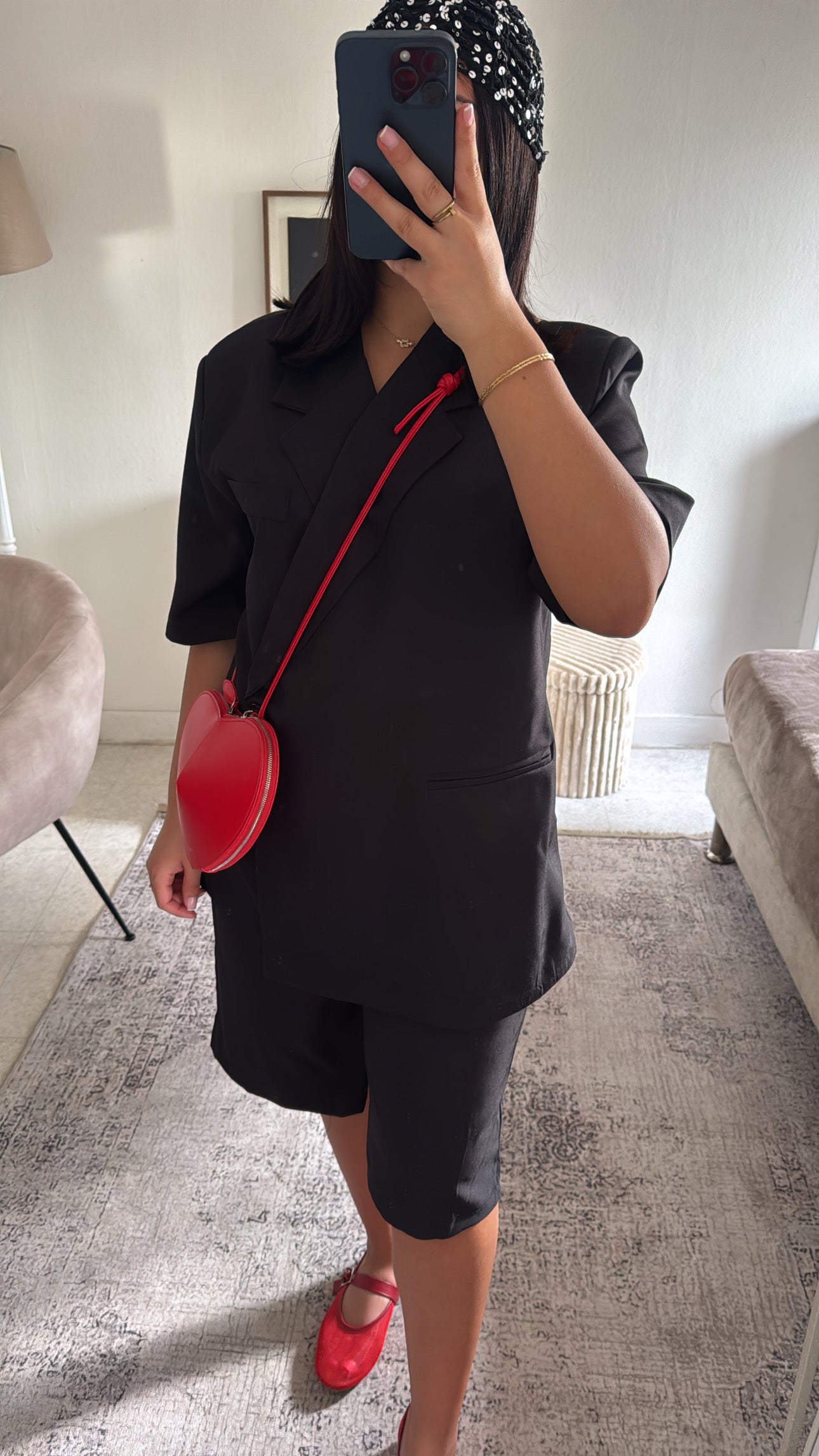 ENSEMBLE BERMUDA NOIR