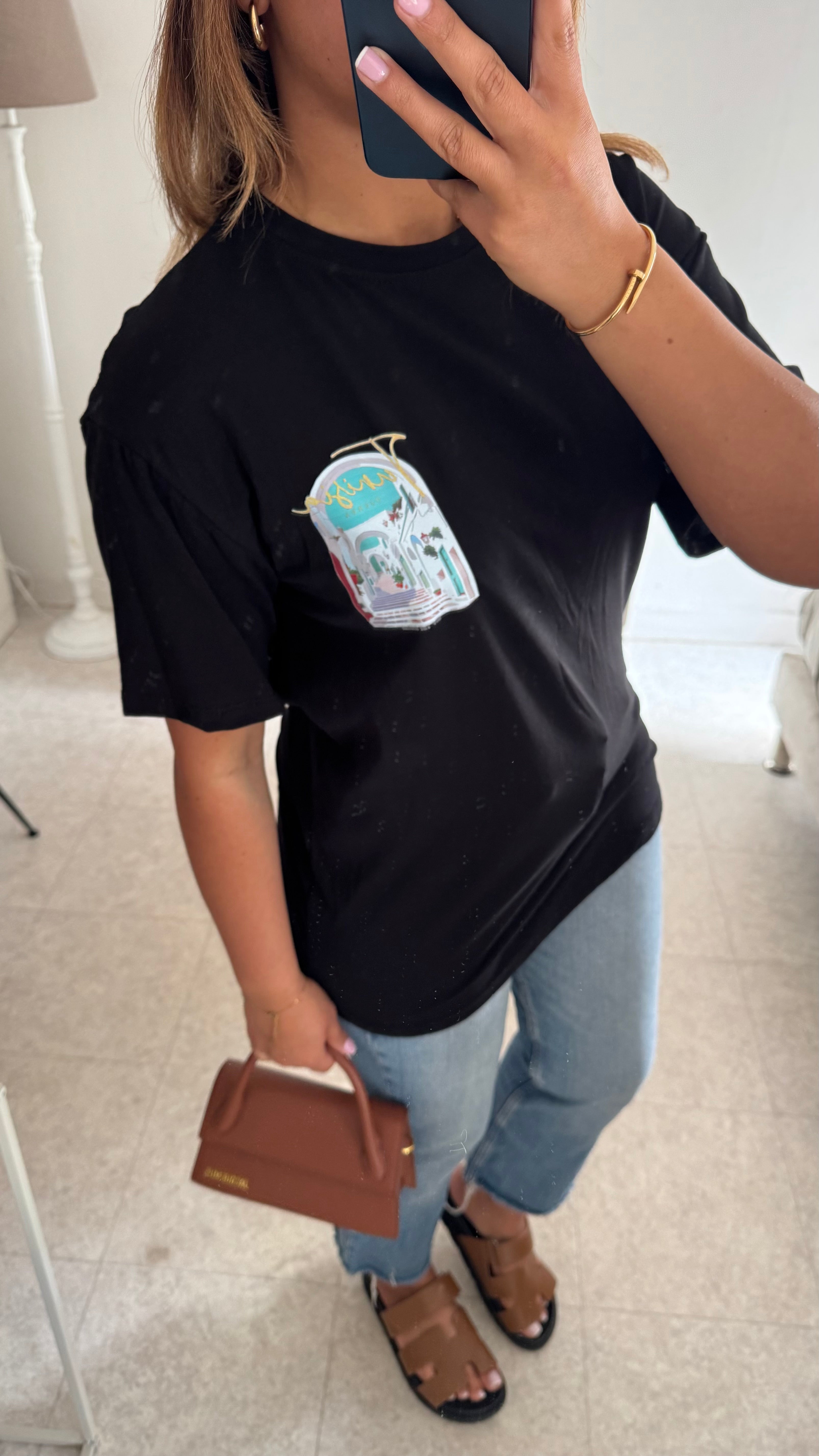 TEE-SHIRT TUNISIE NOIR