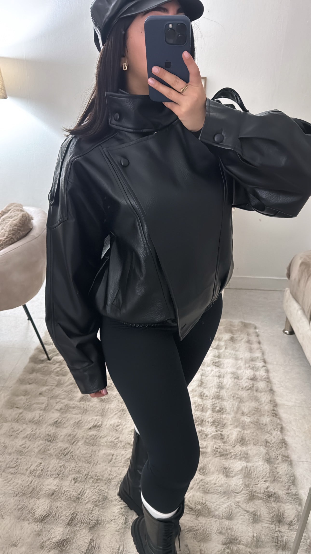 VESTE EN CUIR INSPI ZARA