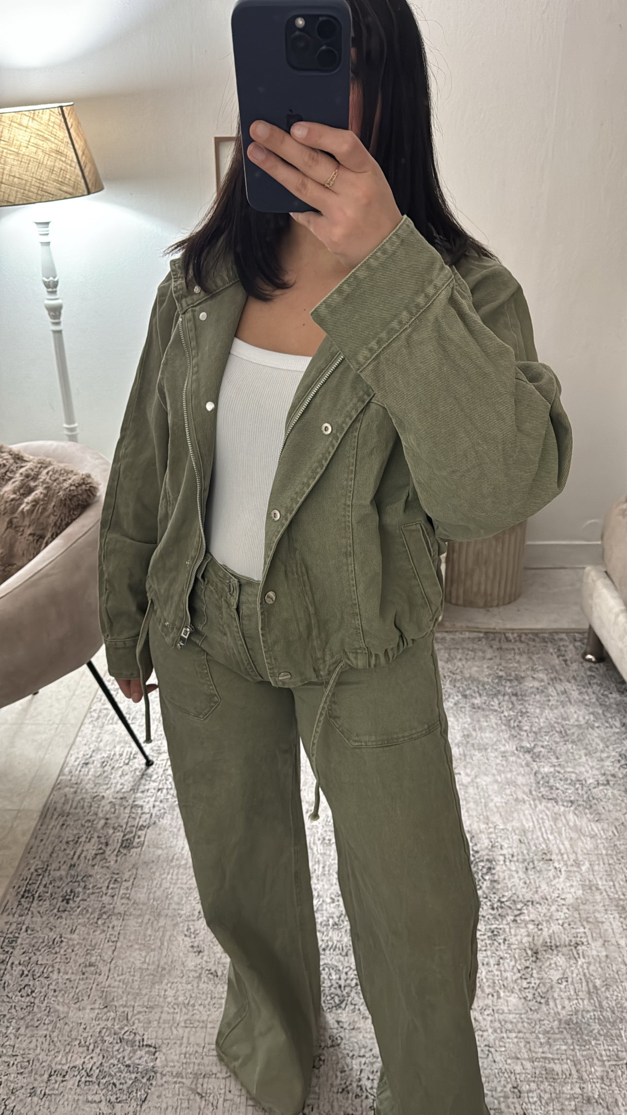 ENSEMBLE EN JEANS KAKI