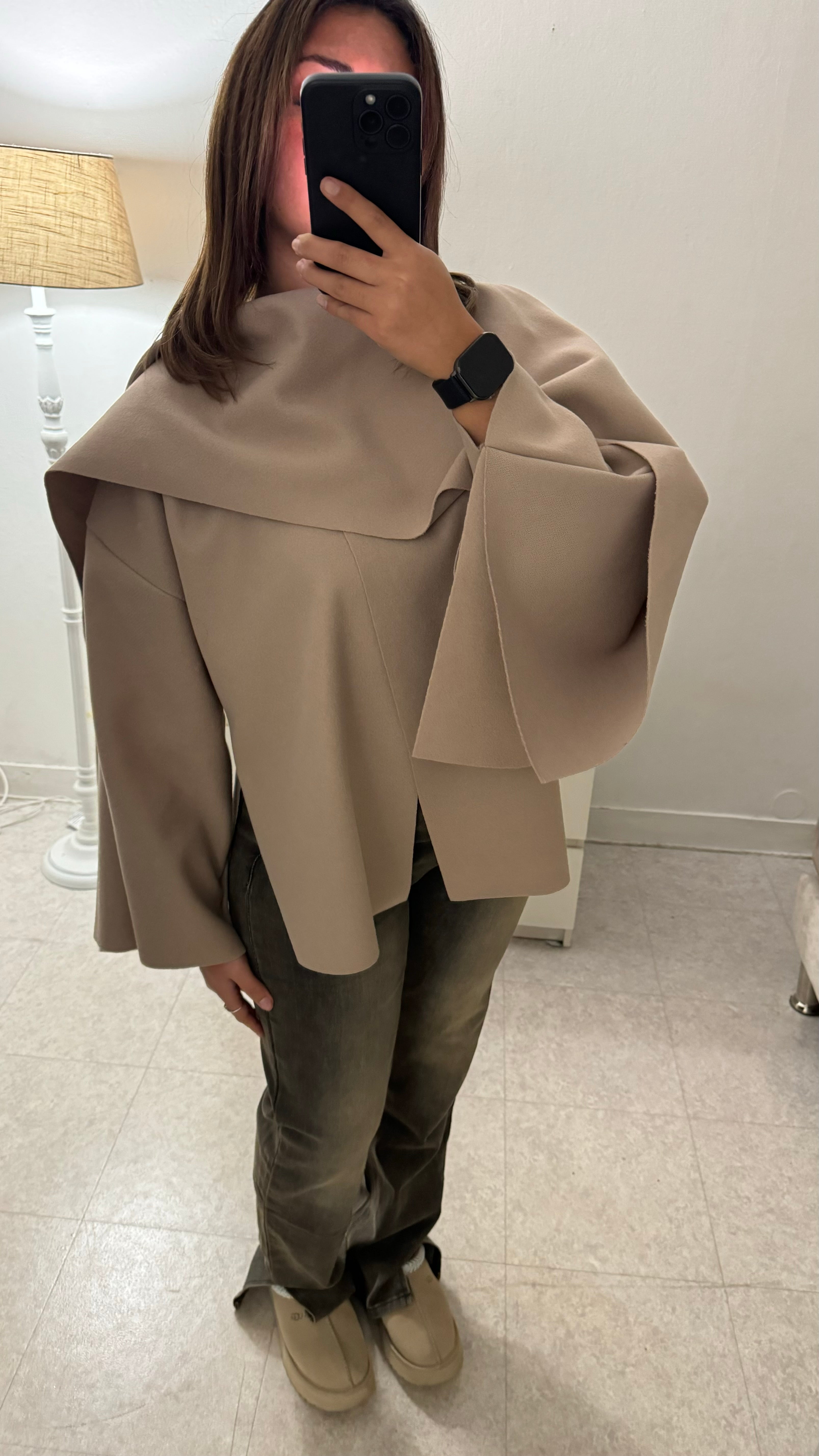 VESTE ÉCHARPE INSPI Z BEIGE