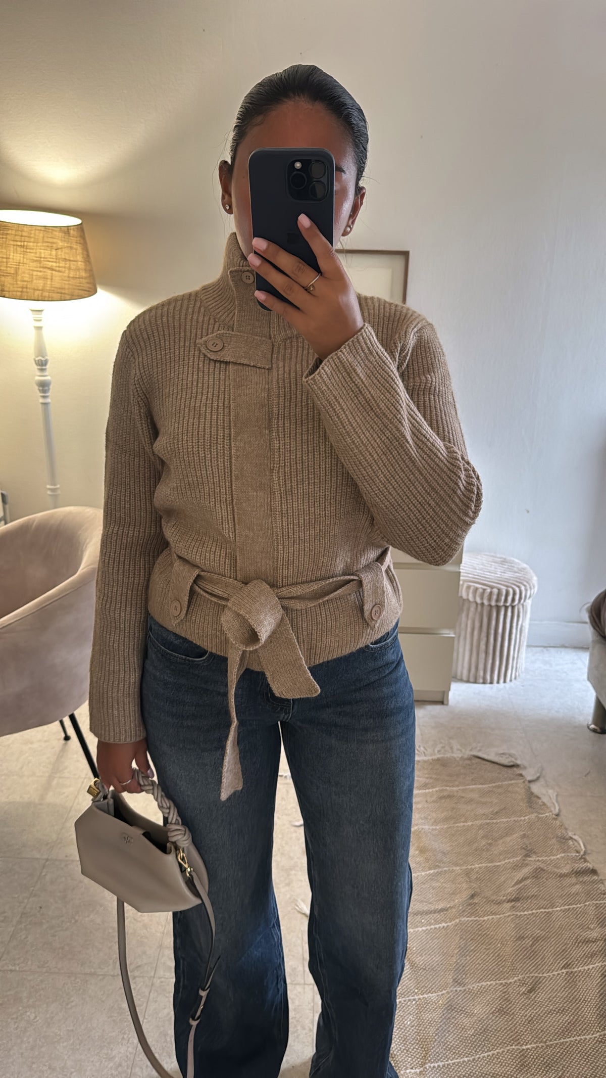 GILET STRUCTURÉ BEIGE