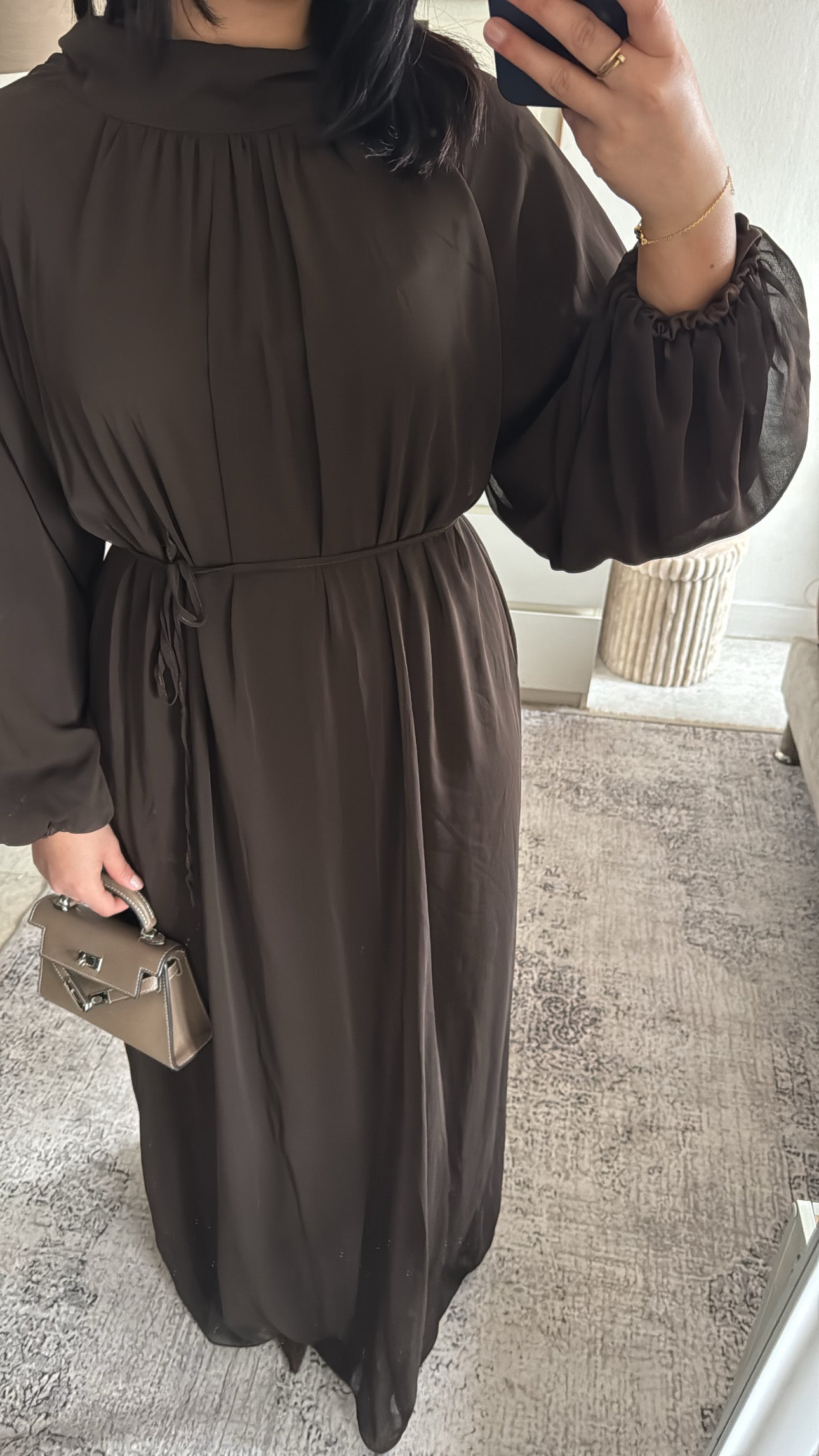 ROBE SHERA MARRON