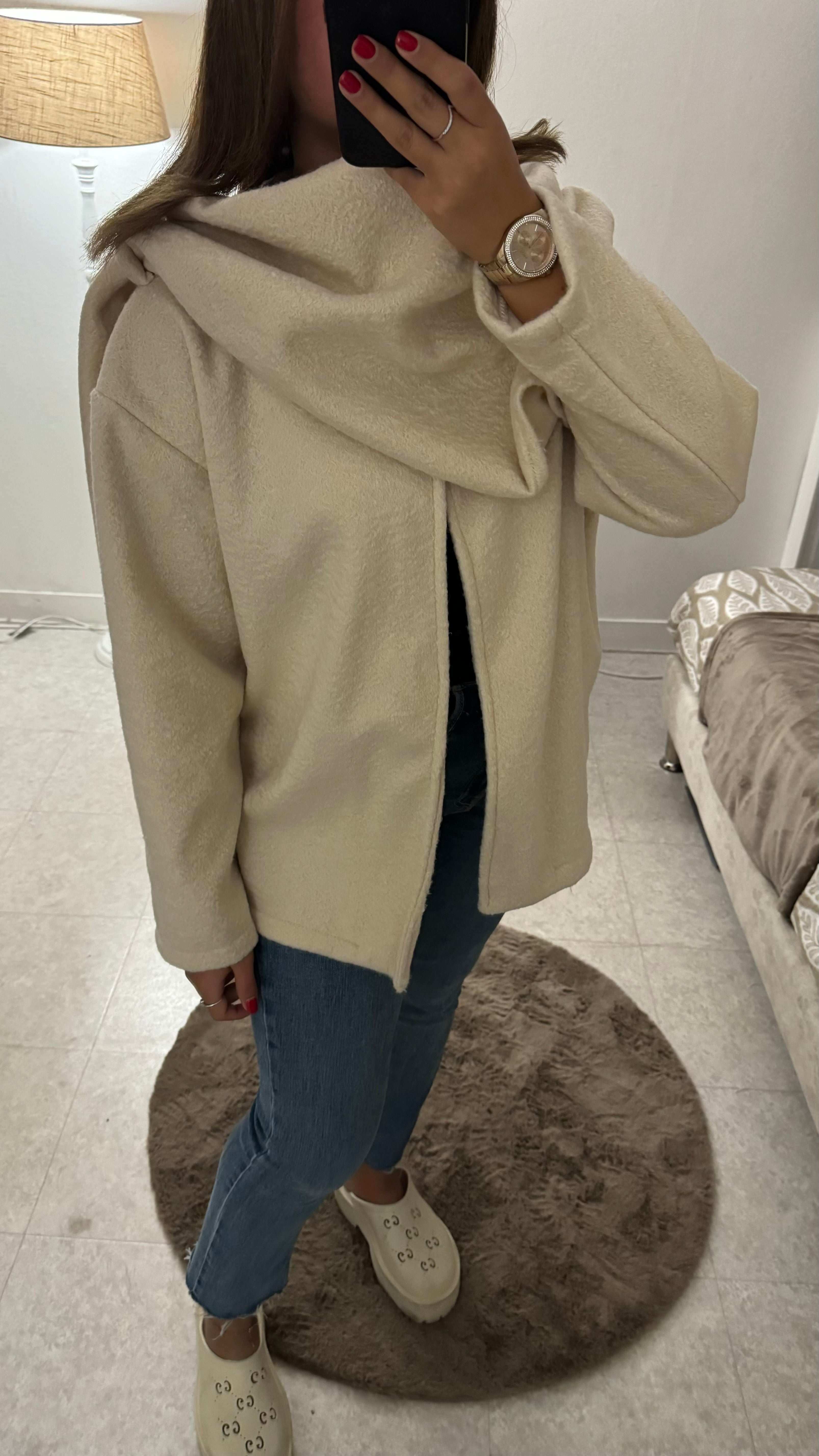 MANTEAUX ÉCHARPE INSPI ZARA BEIGE