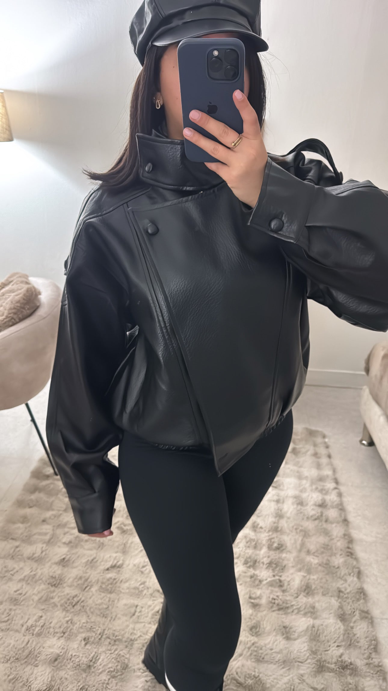 VESTE EN CUIR INSPI ZARA