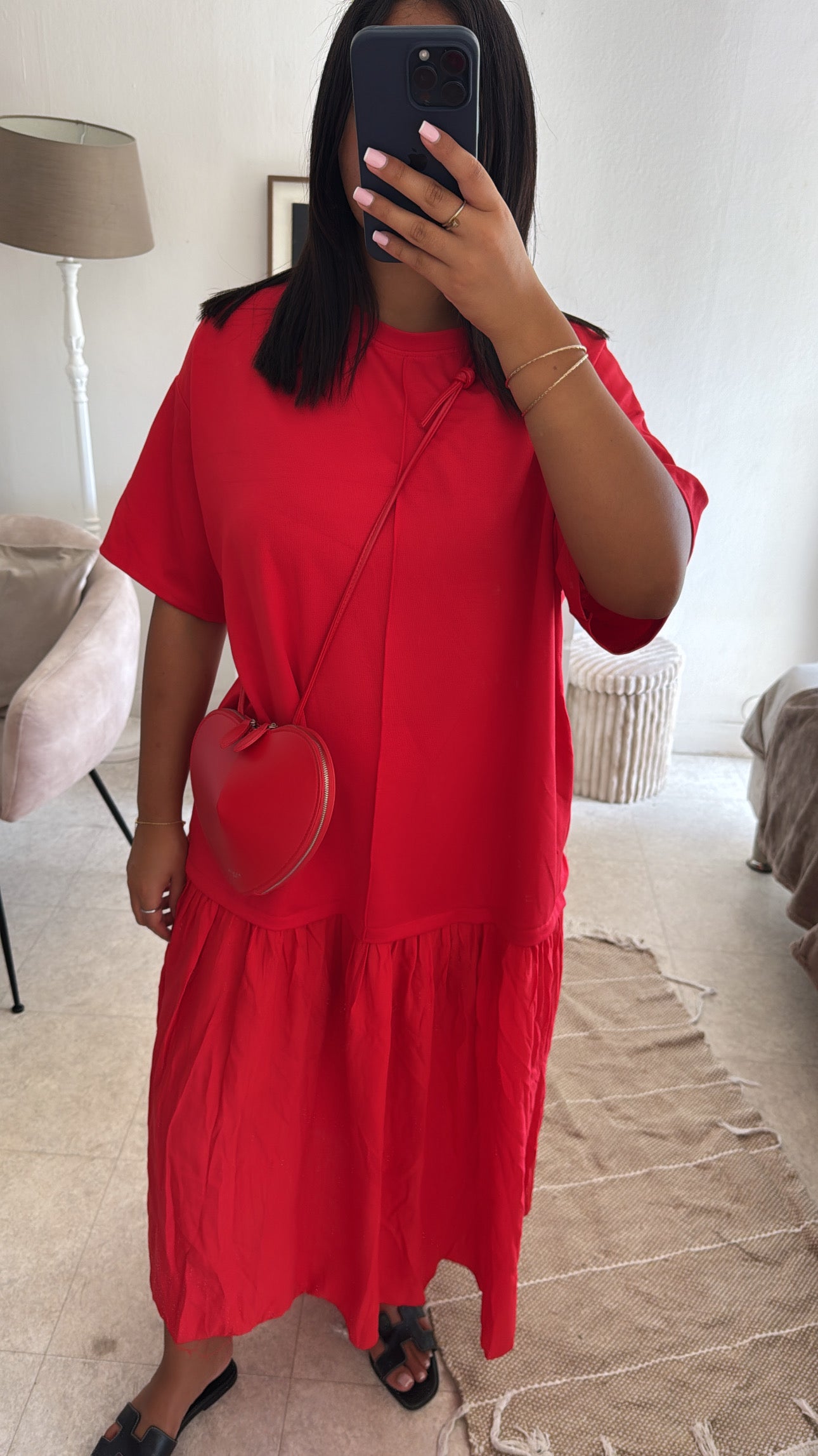 ROBE MENDES ROUGE