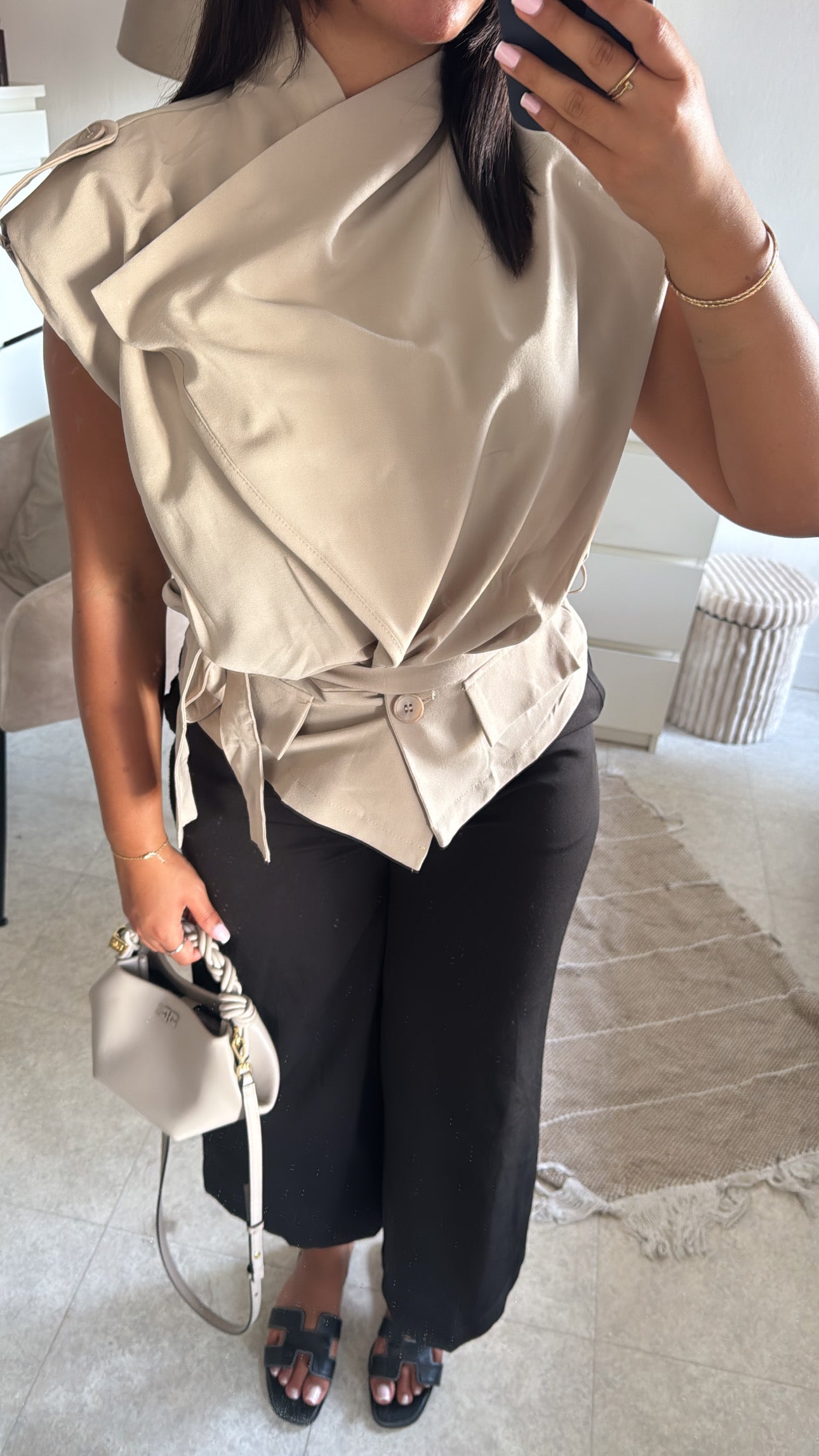 HAUT VESTE EPAULETTE INSPI ZARA
