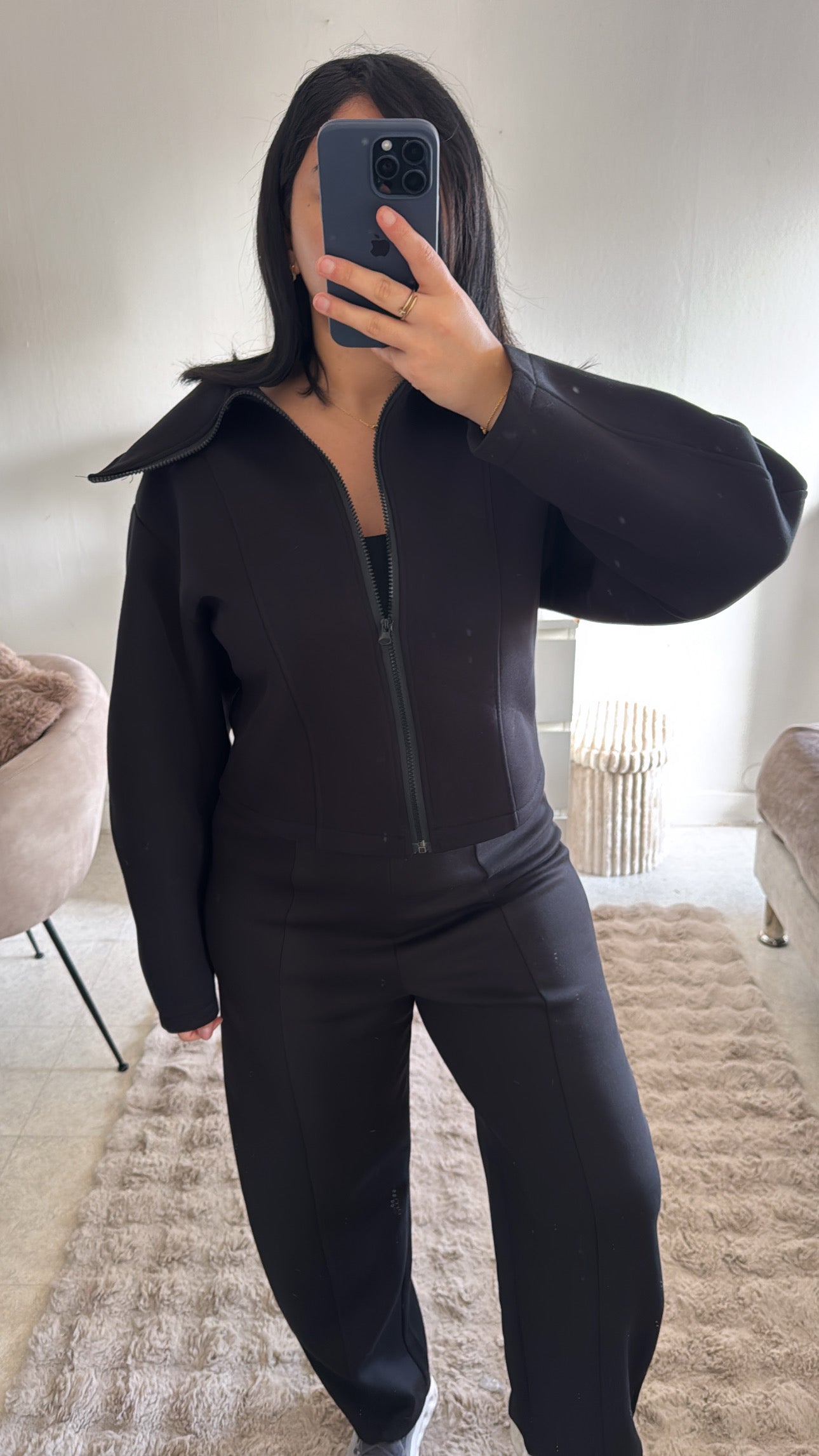 ENSEMBLE JOGGING CORSET NOIR