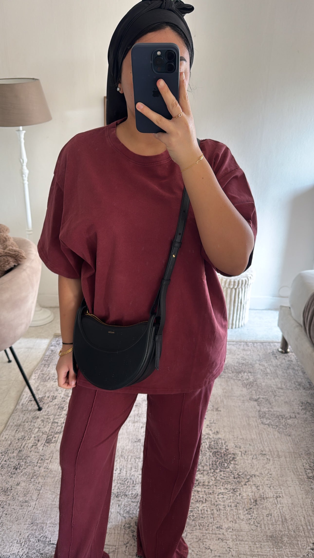 ENSEMBLE JOGGING T-SHIRT ROUGE