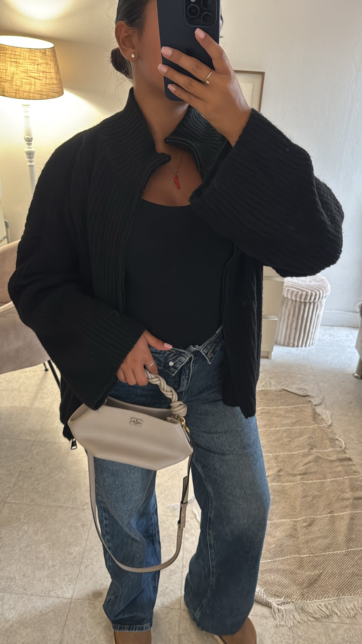JEANS RENVERS INSPI ZARA