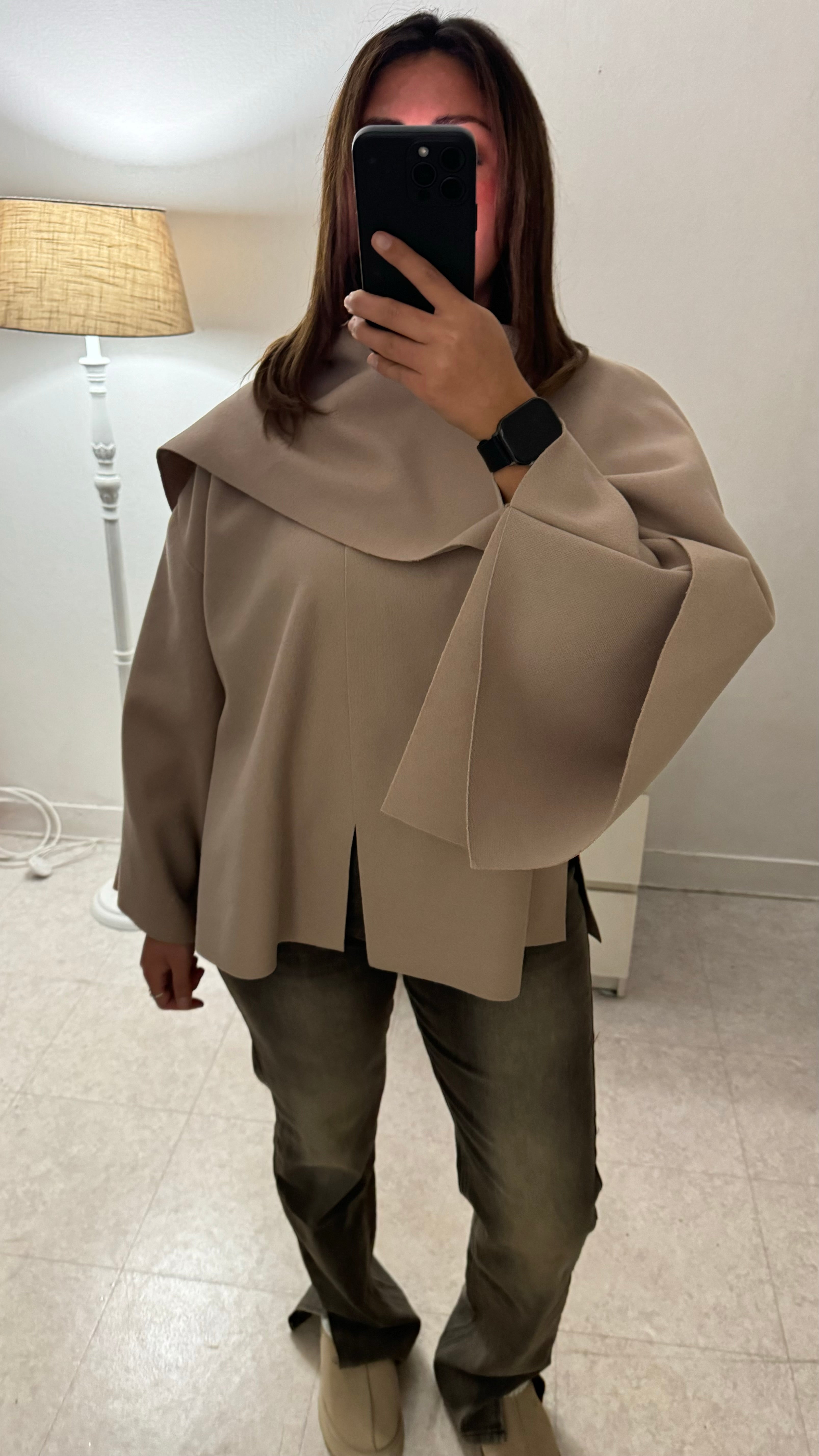 VESTE ÉCHARPE INSPI Z BEIGE