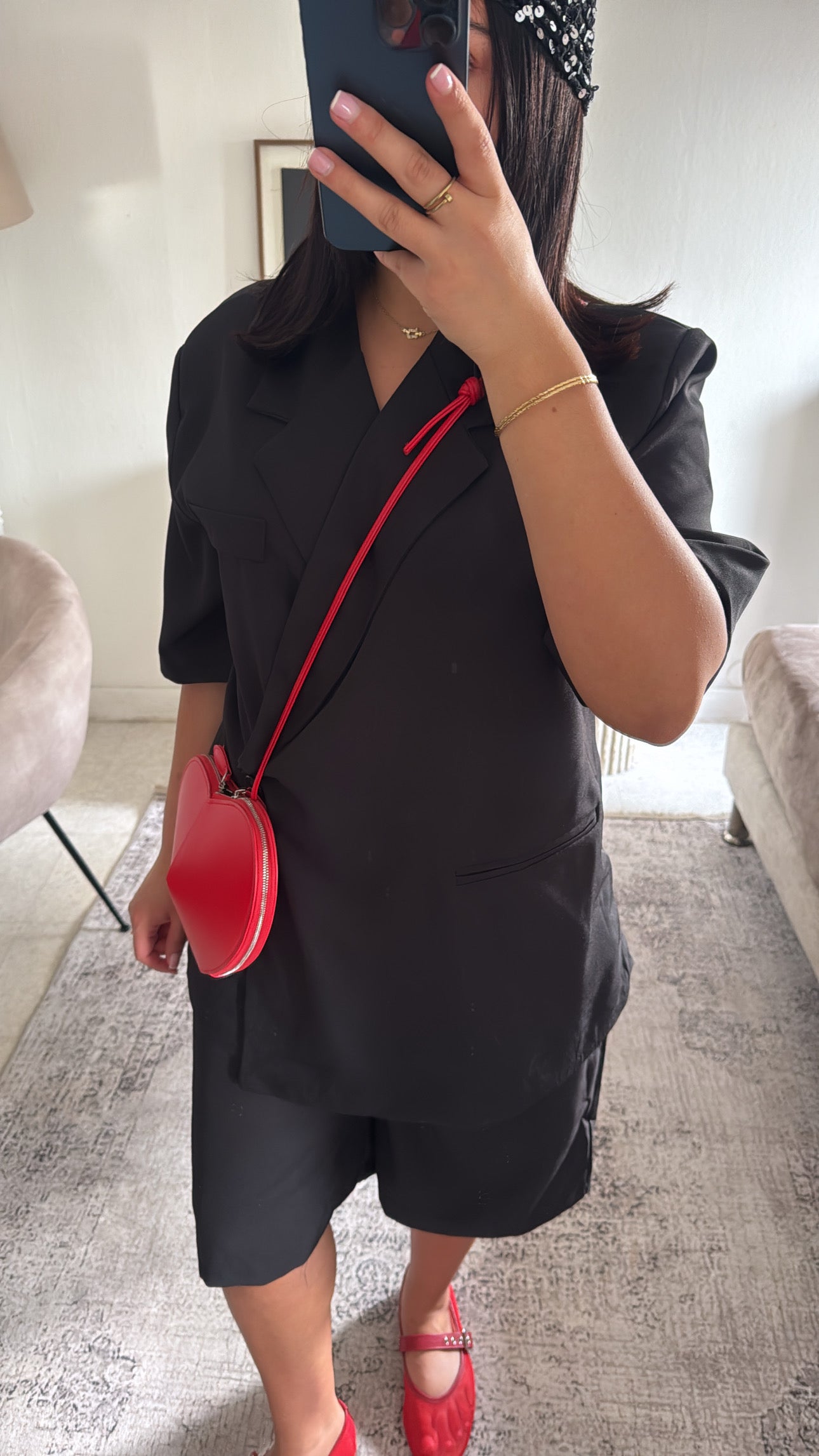 ENSEMBLE BERMUDA NOIR