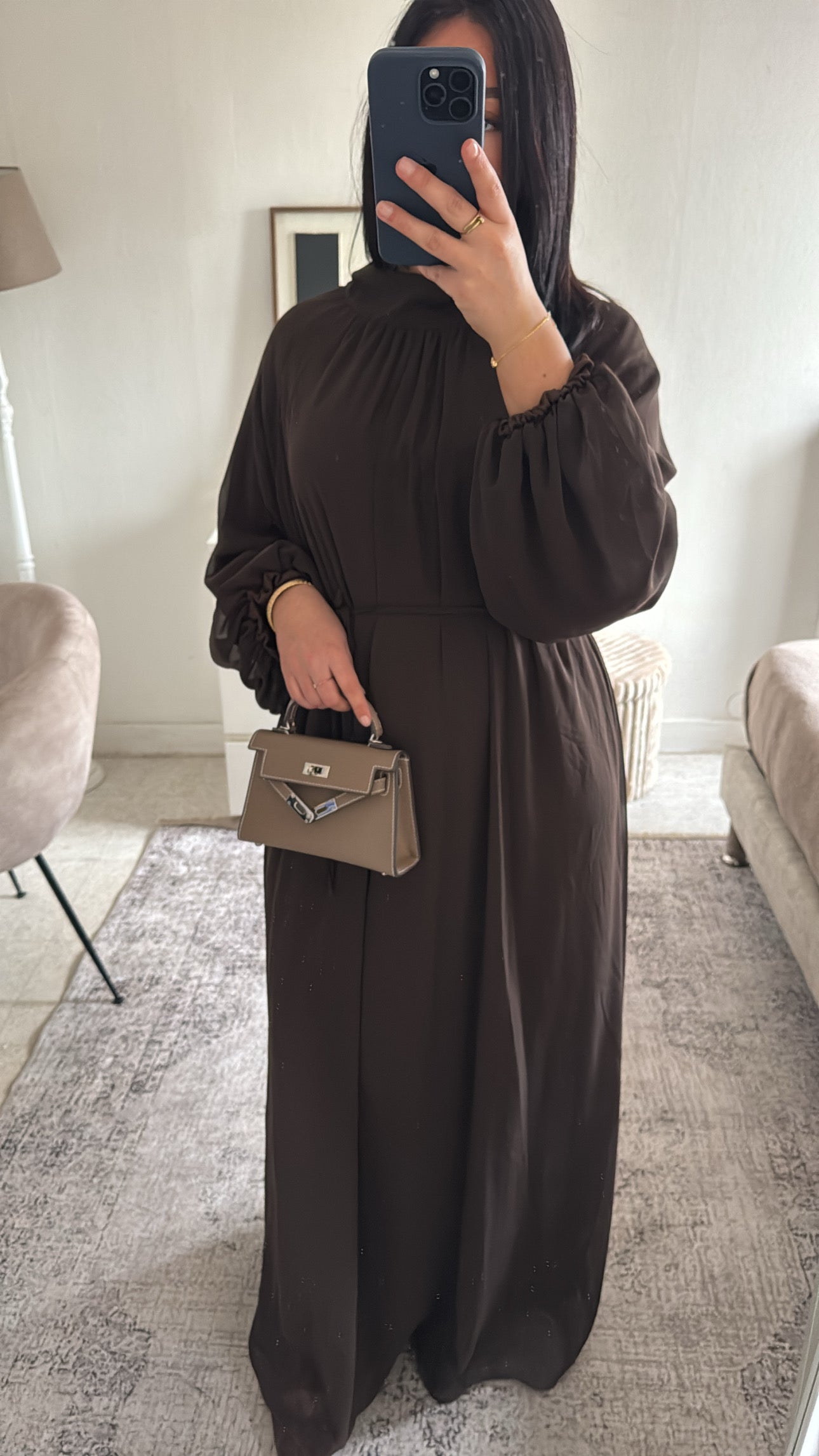 ROBE SHERA MARRON