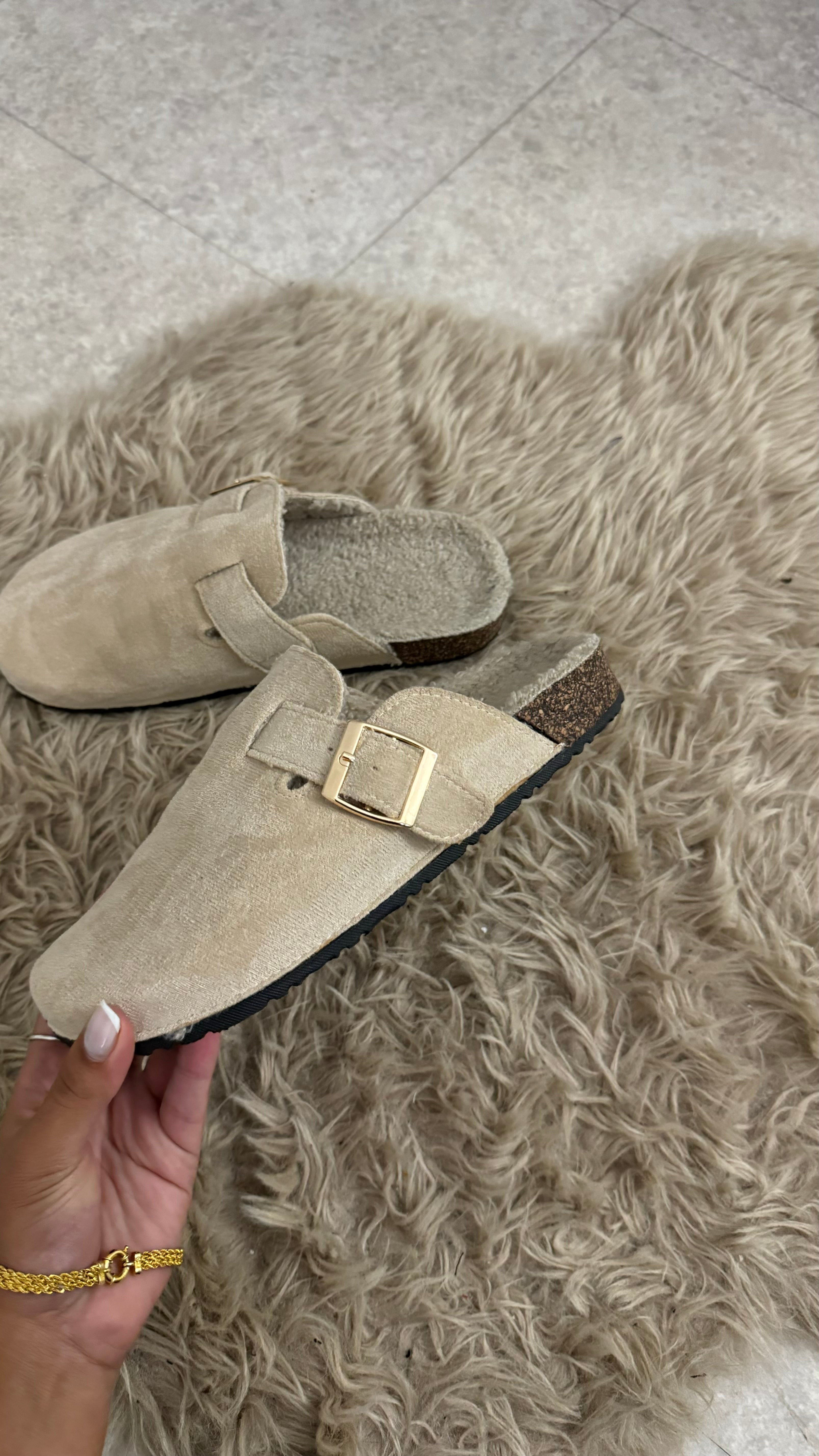 MULE BIRK MOUMOUTE BEIGE