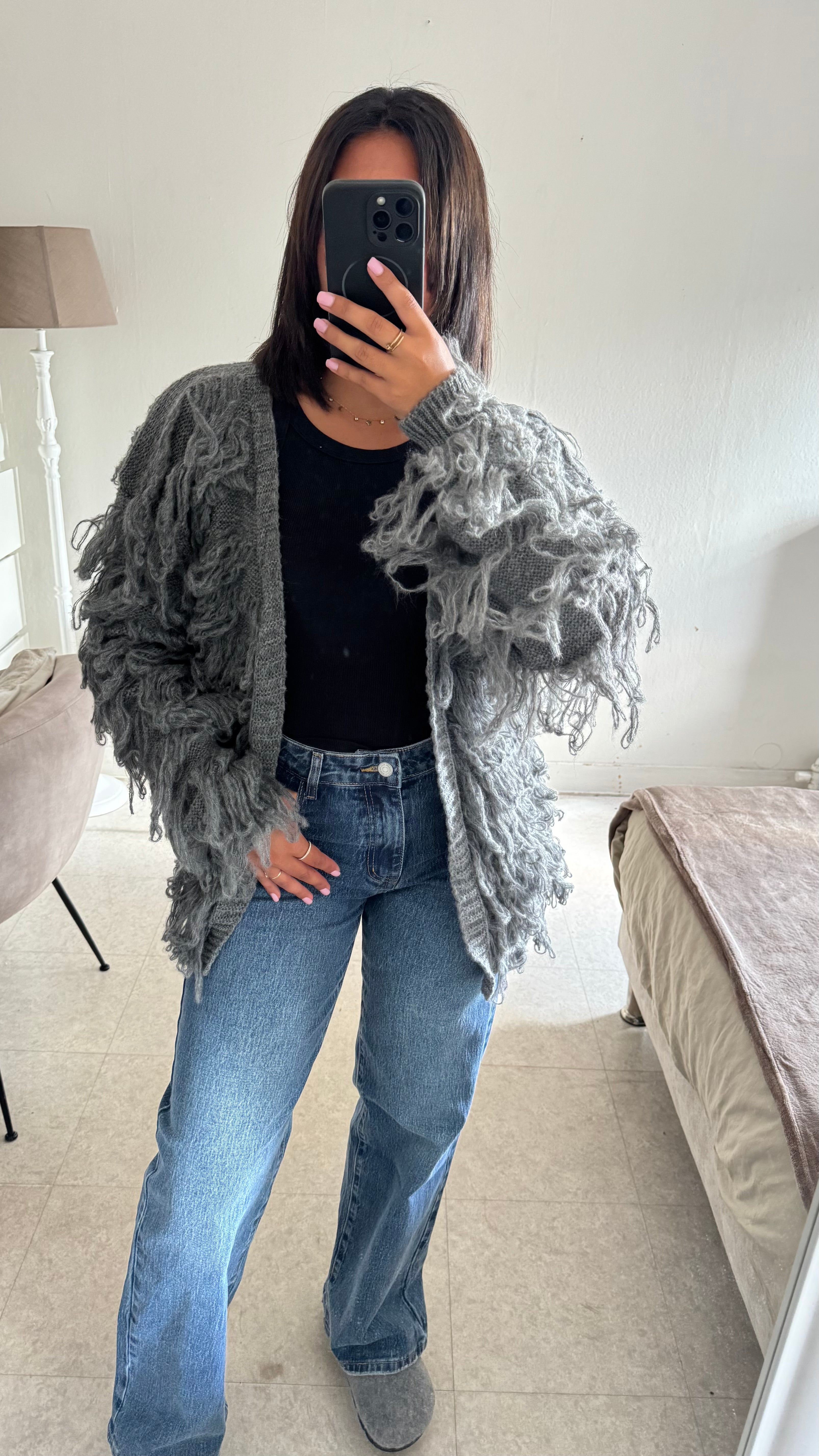 GILET FROU FROU GRIS