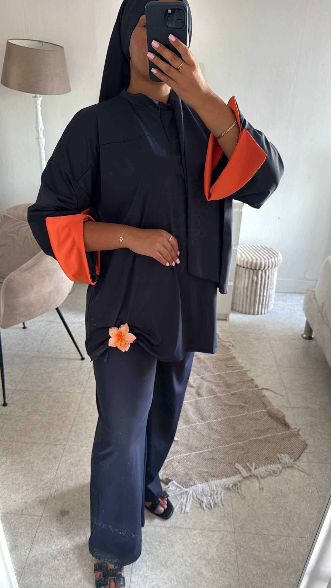 BURKINI 3 PIÈCES BI COLOR MARRINE