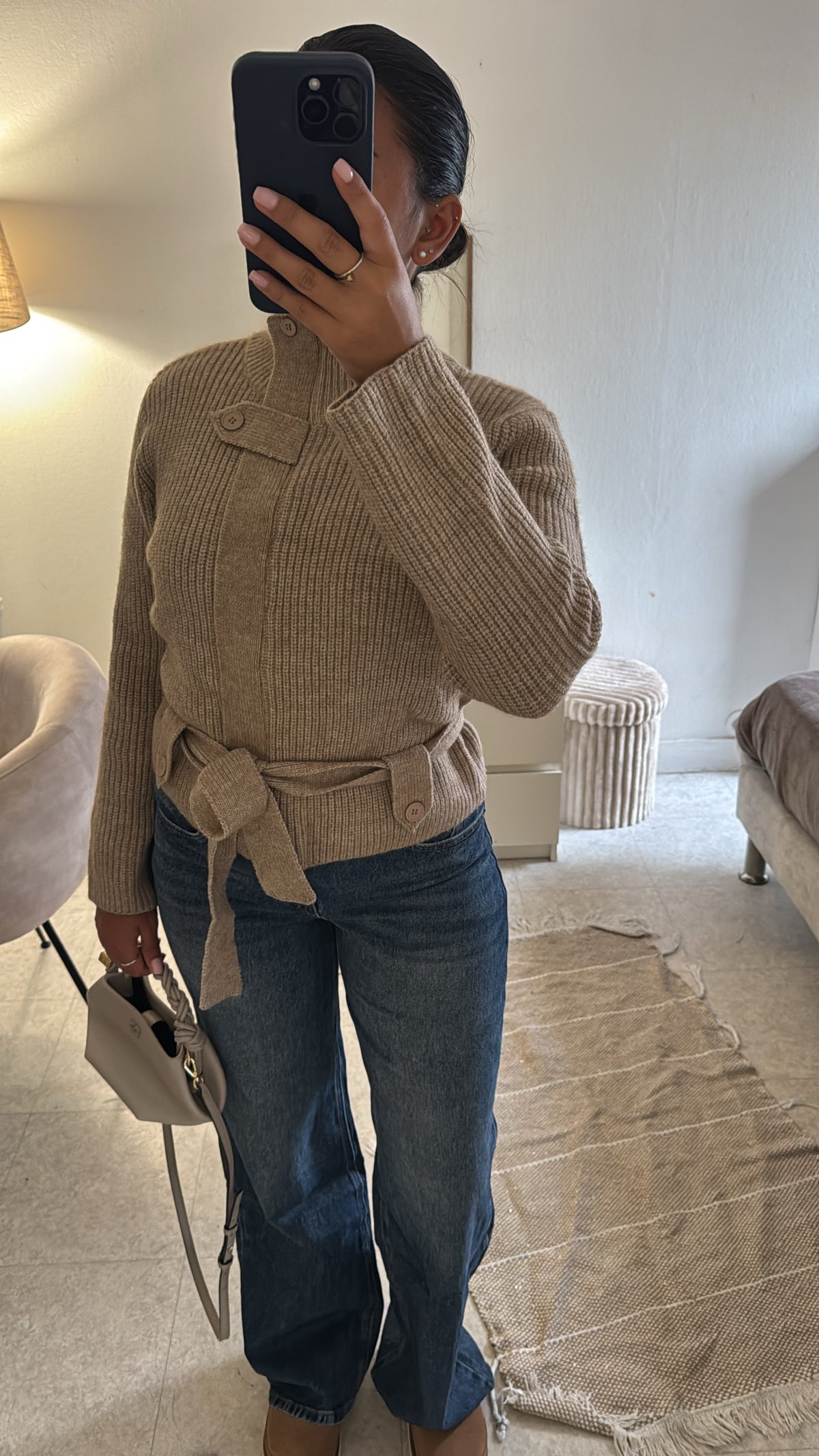 GILET STRUCTURÉ BEIGE