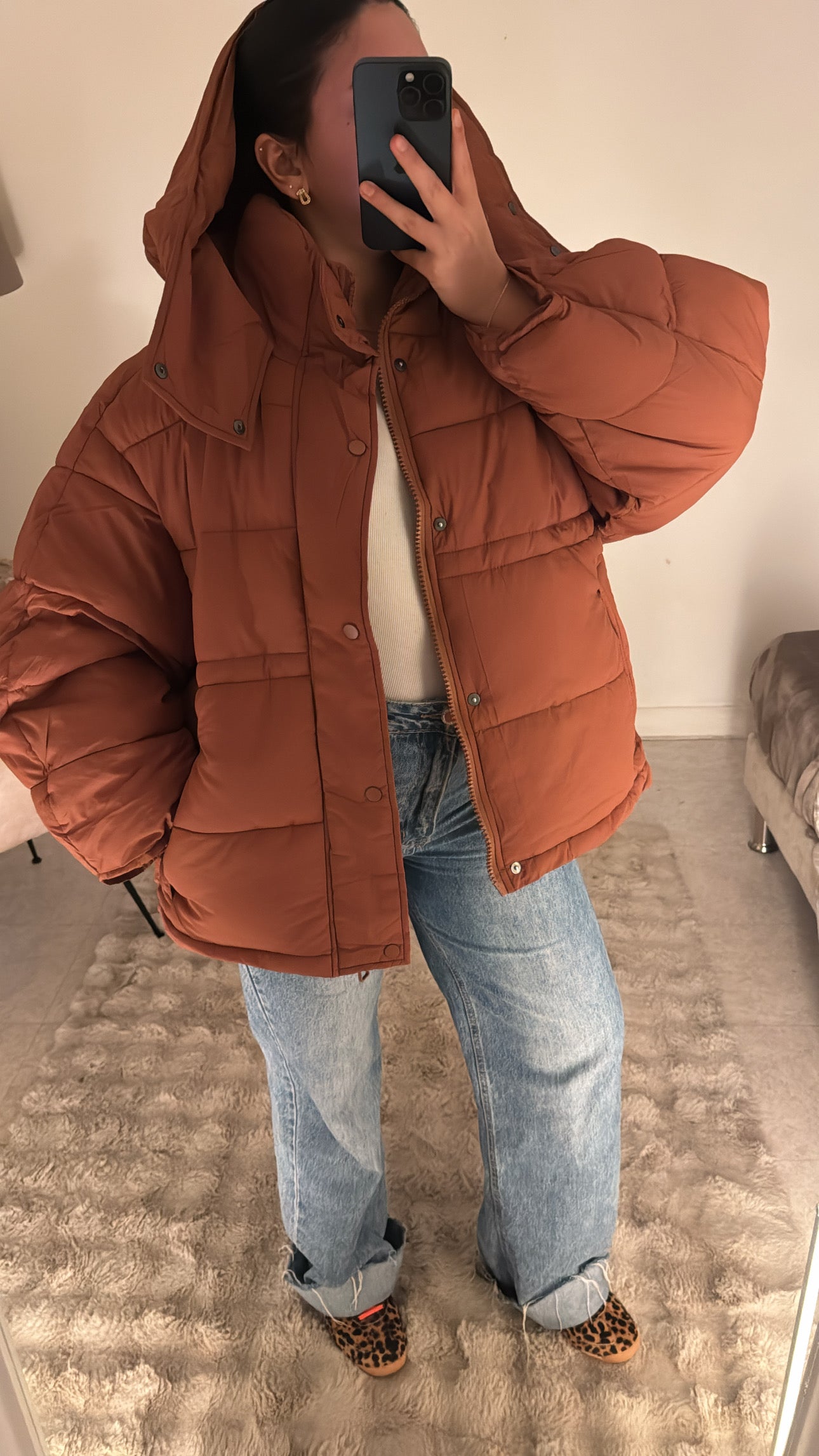 DOUDOUNE À CAPUCHE OVERSIZE BRIK