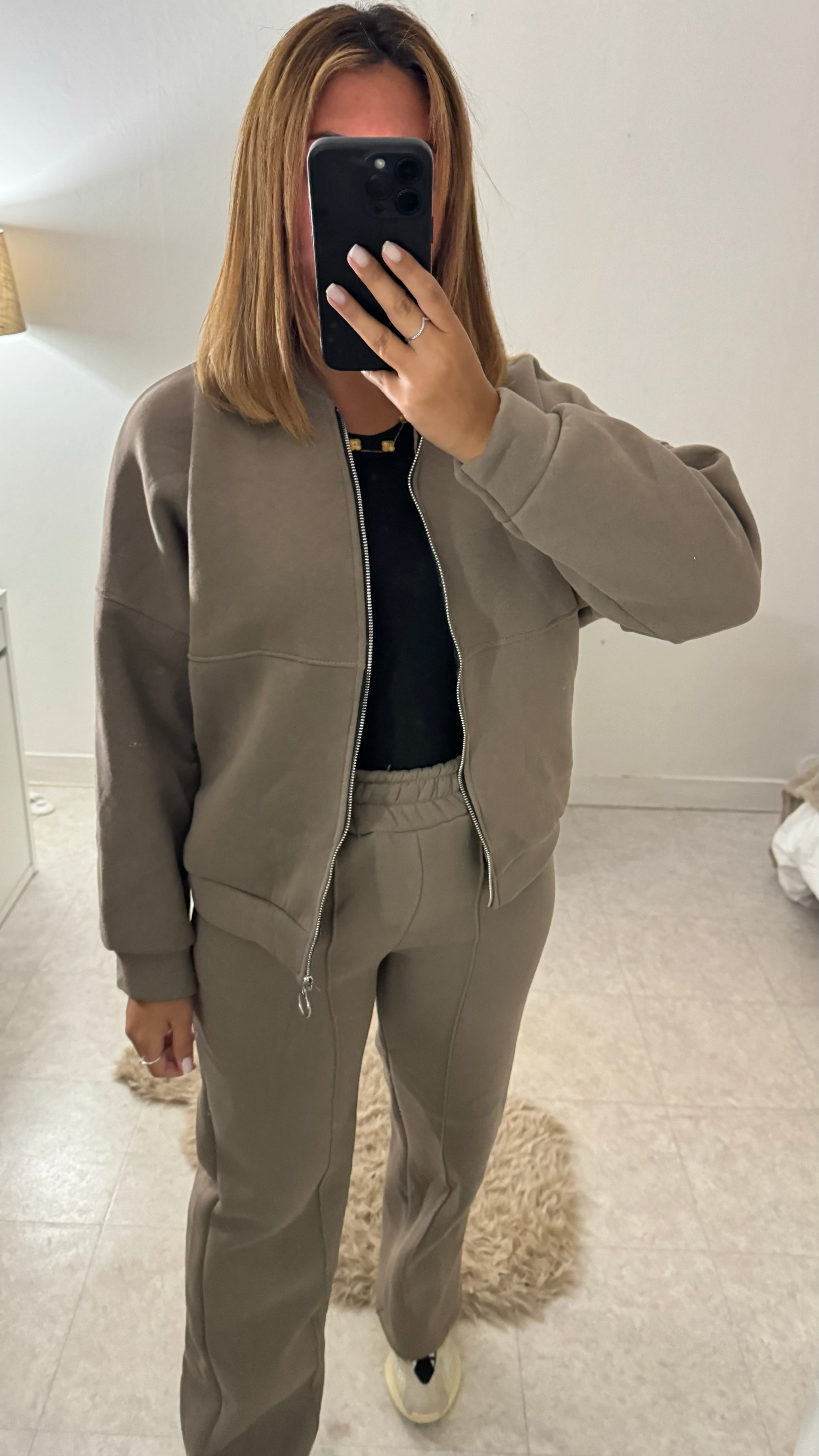 ENSEMBLE JOGGING TAUPE