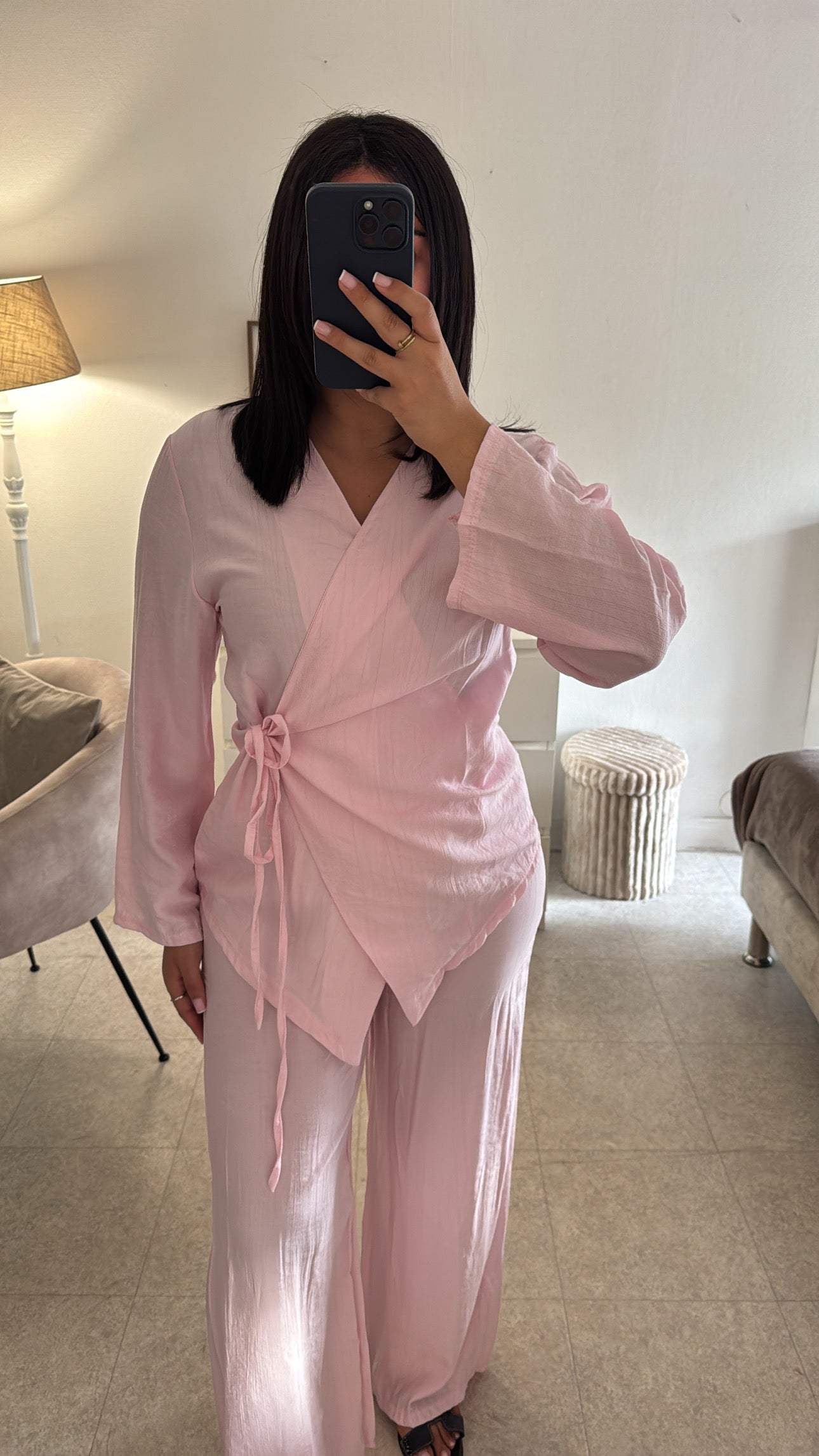 ENSEMBLE FLUIDE CACHE COEUR ROSE