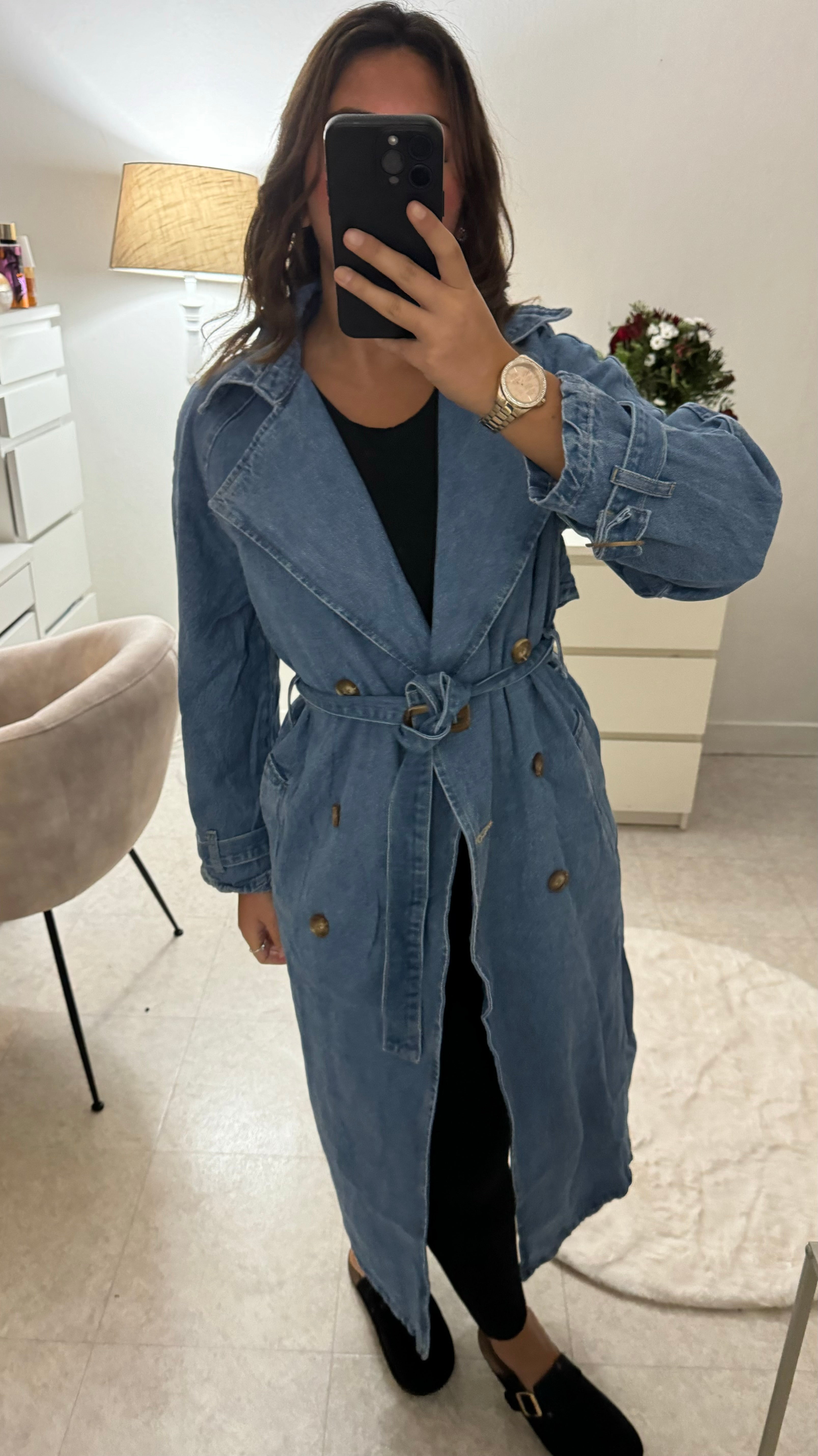 TRENCH EN JEANS