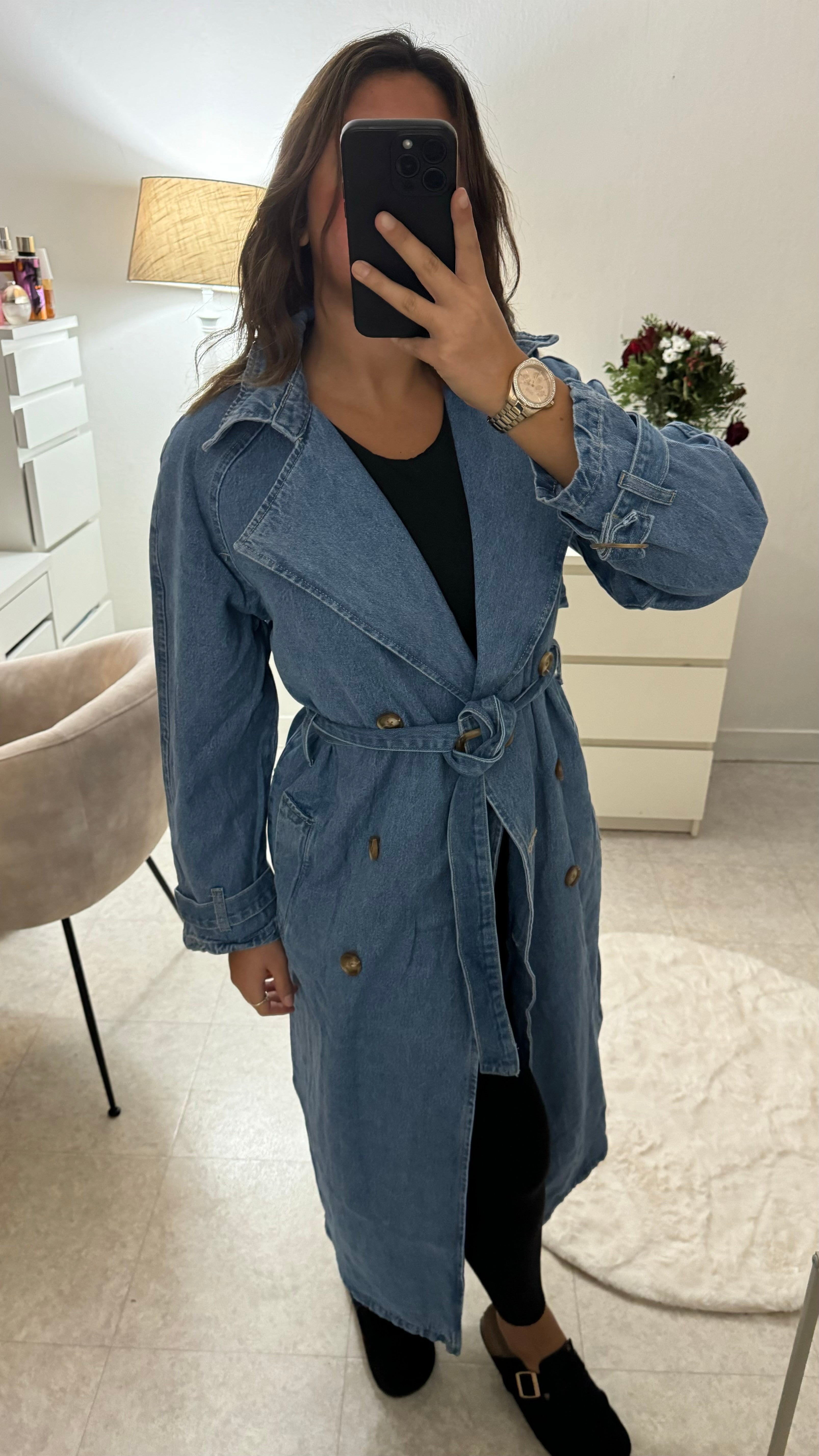 TRENCH EN JEANS