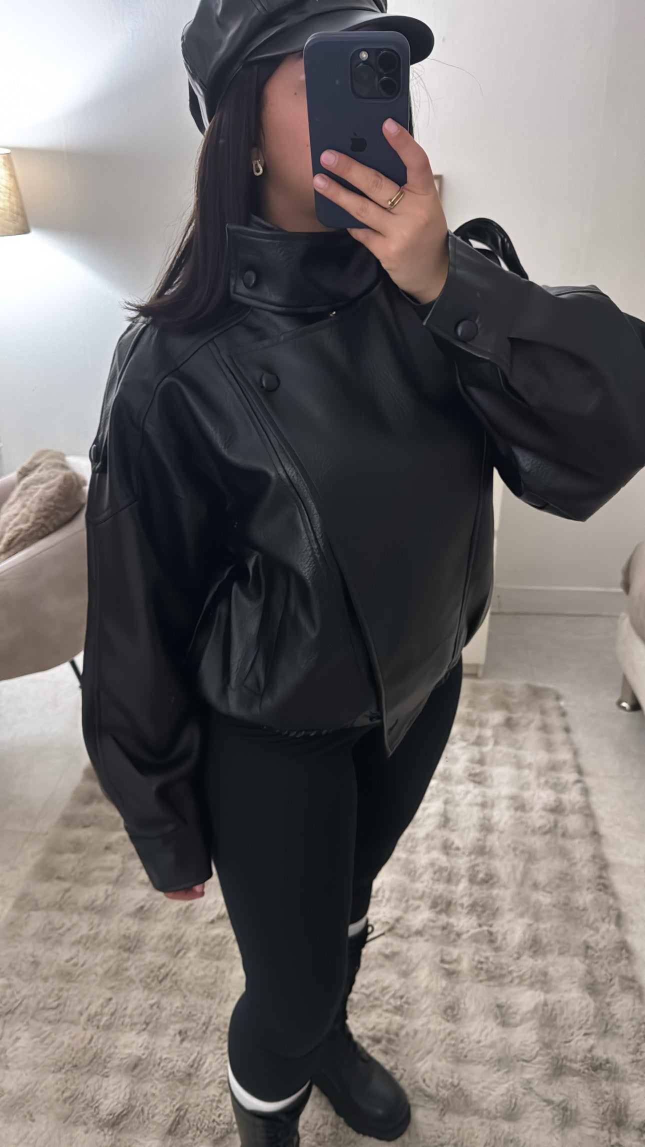 VESTE EN CUIR INSPI ZARA