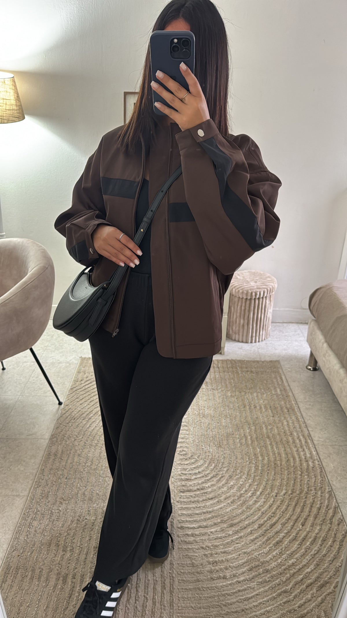 VESTE INSPI YSL MARRON