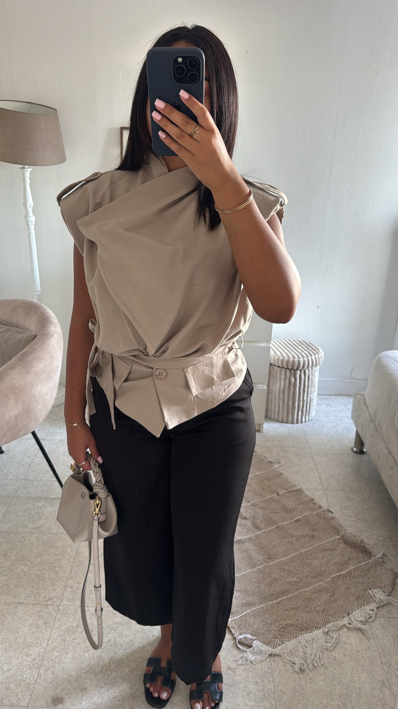 HAUT VESTE EPAULETTE INSPI ZARA