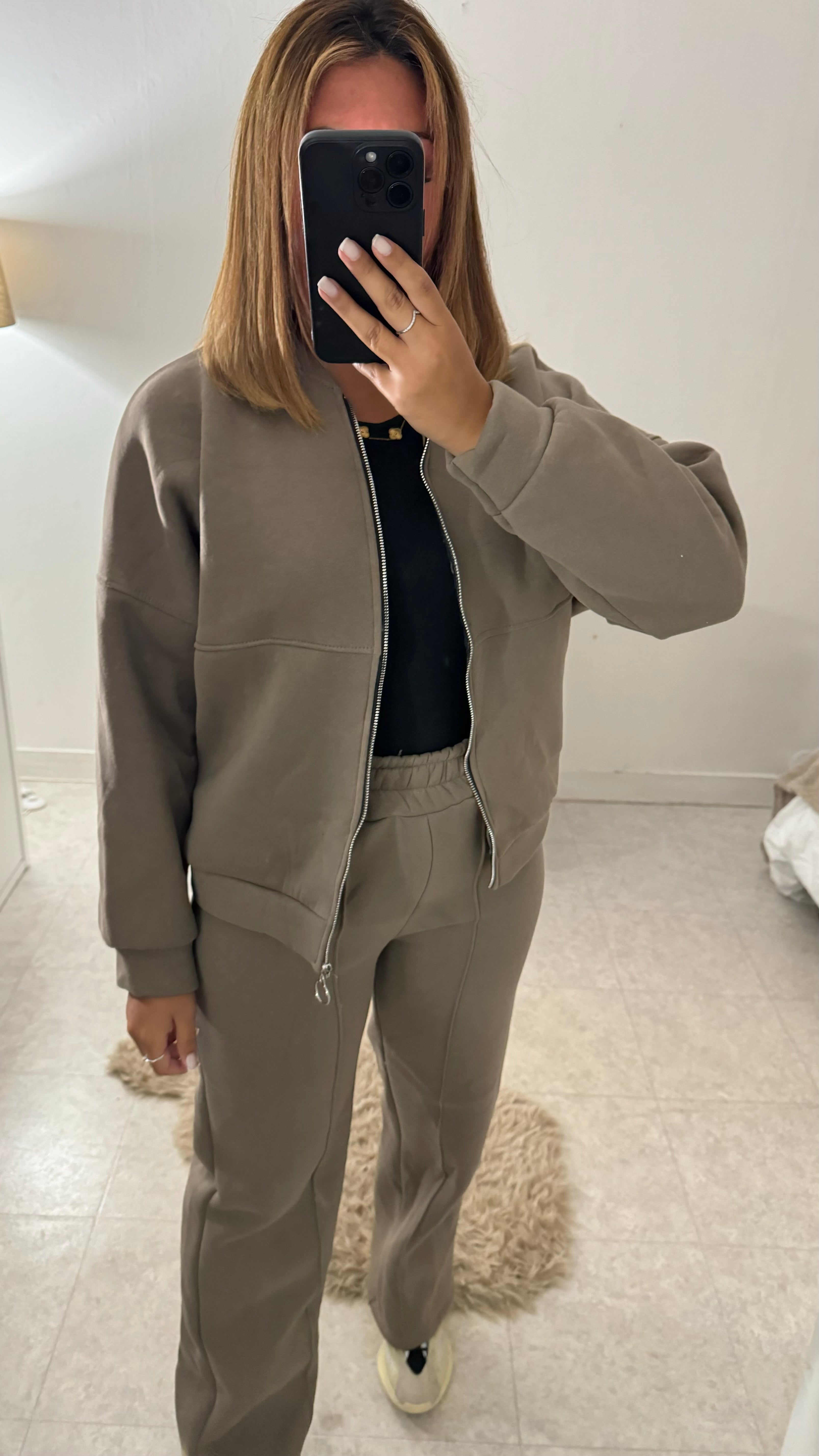 ENSEMBLE JOGGING TAUPE