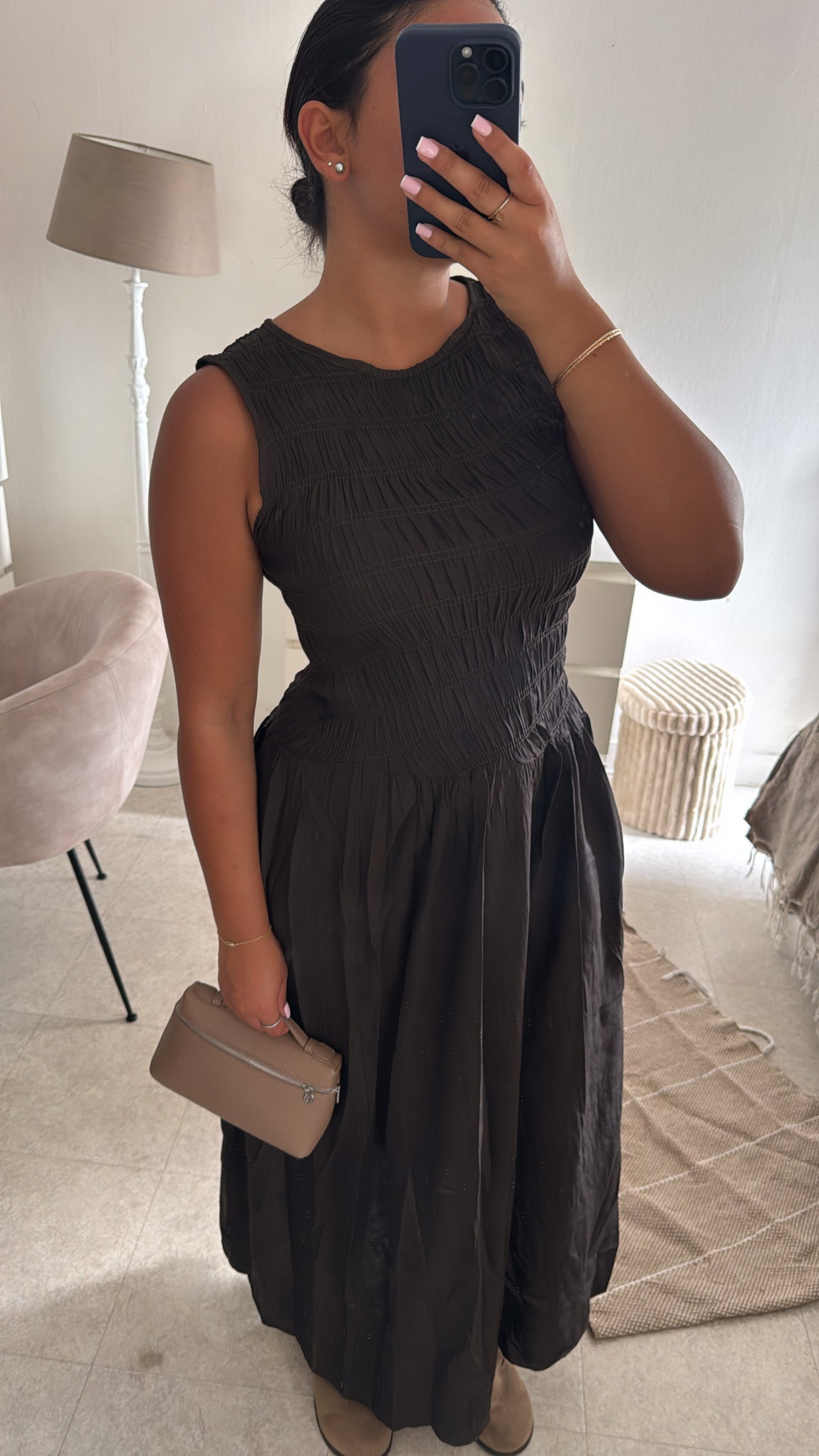 ROBE INSPI ZARA CHOCO FONCÉE