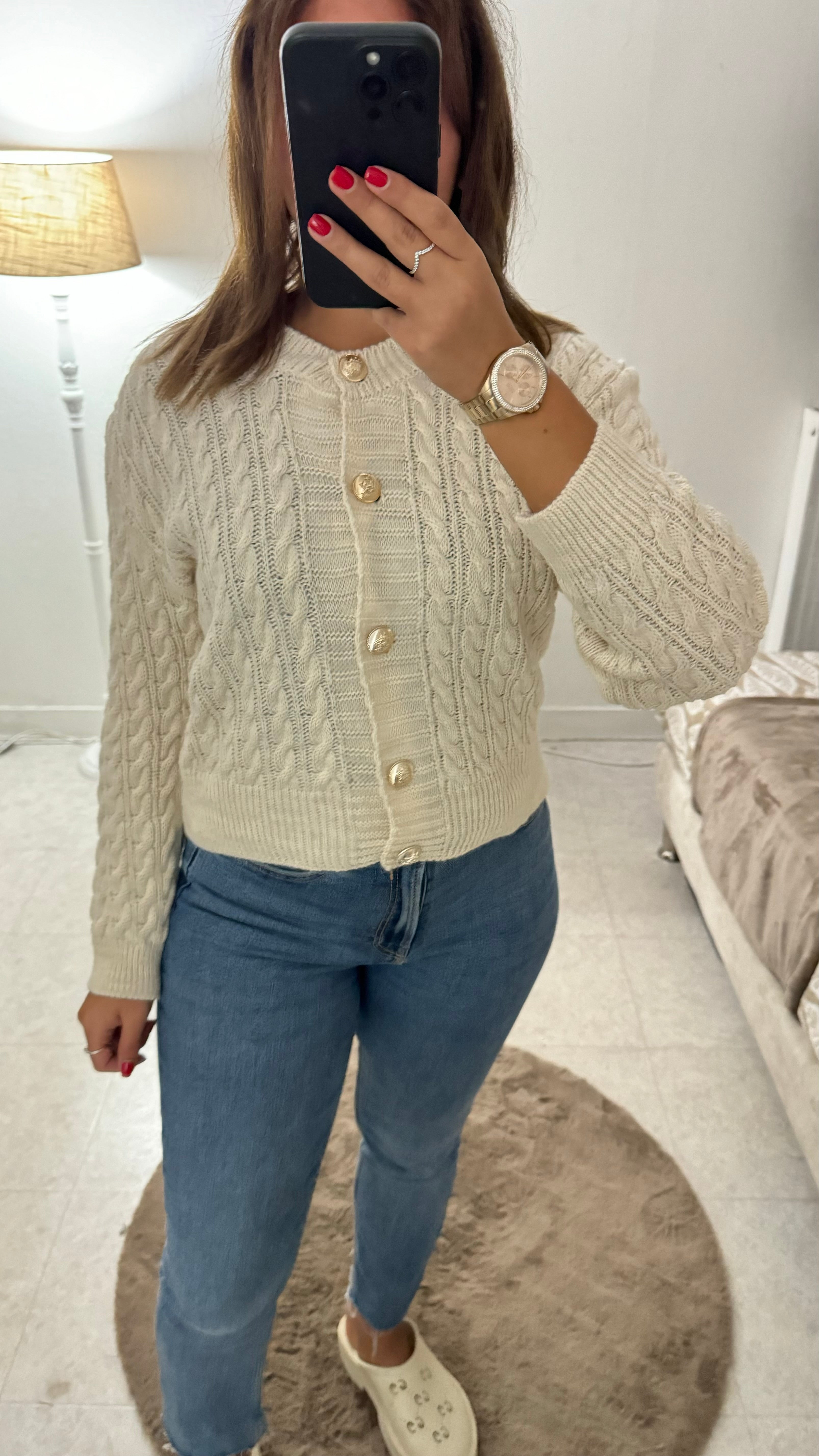 CARDIGAN LUCIE BEIGE