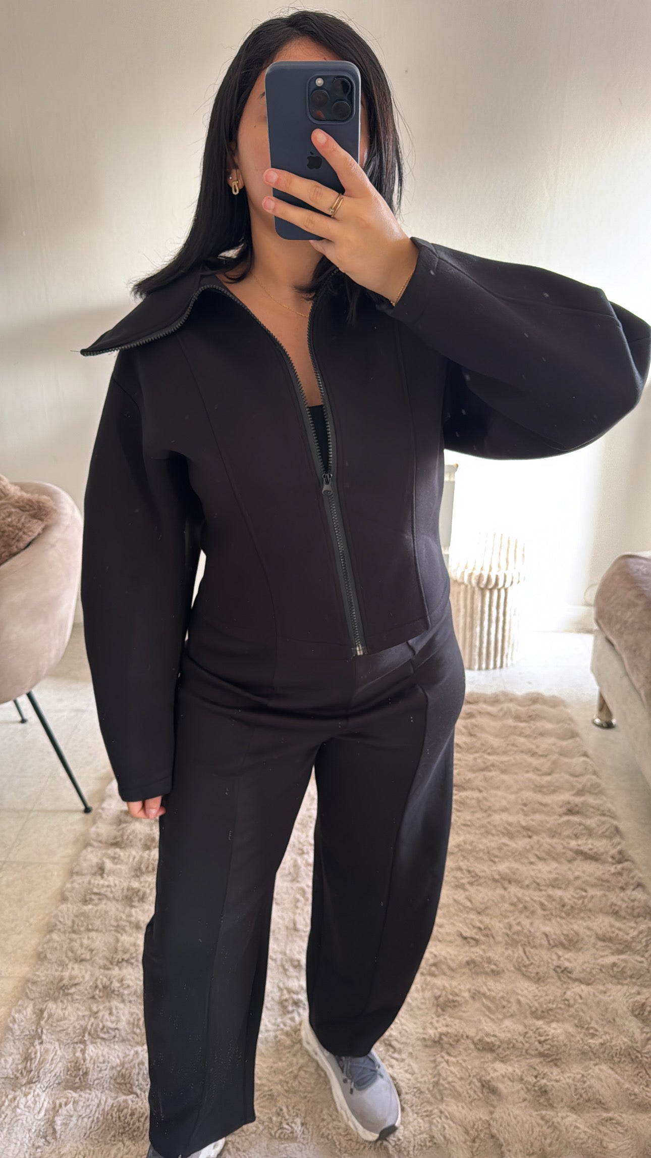 ENSEMBLE JOGGING CORSET NOIR