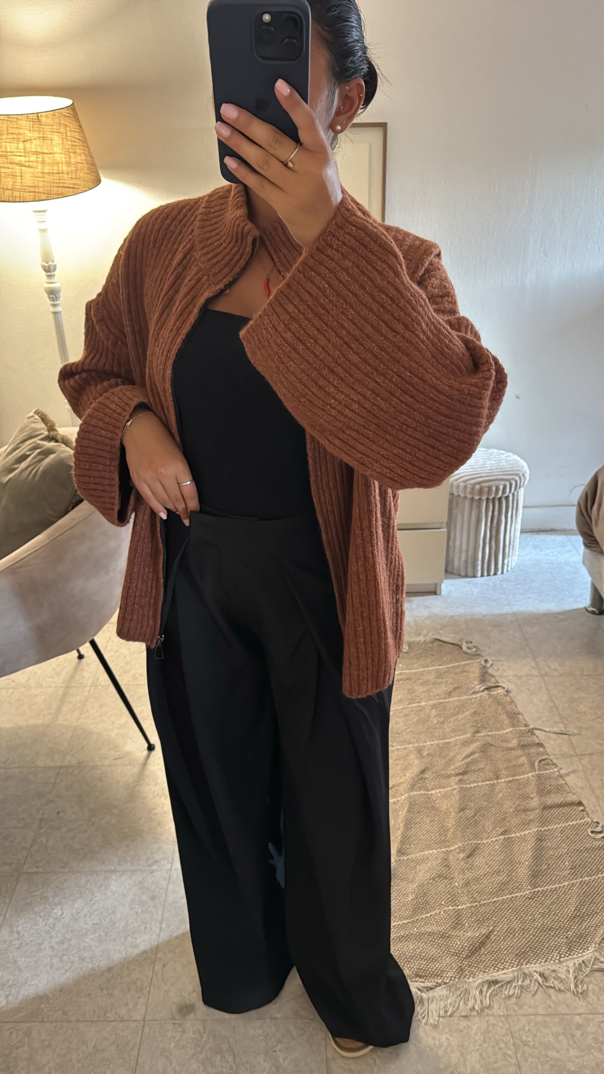 GILET À ZIP EN LAINE BRIK
