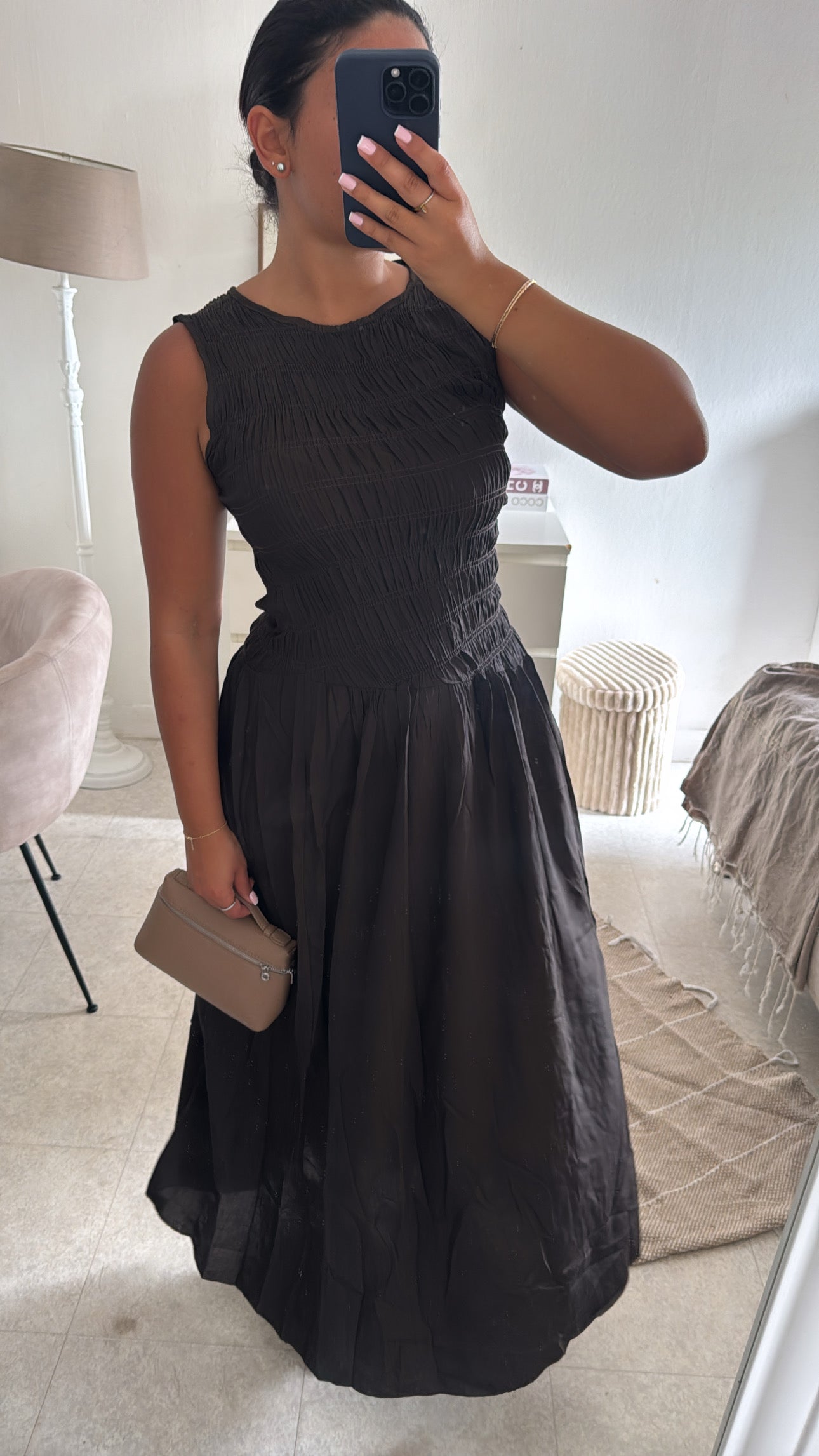 ROBE INSPI ZARA CHOCO FONCÉE