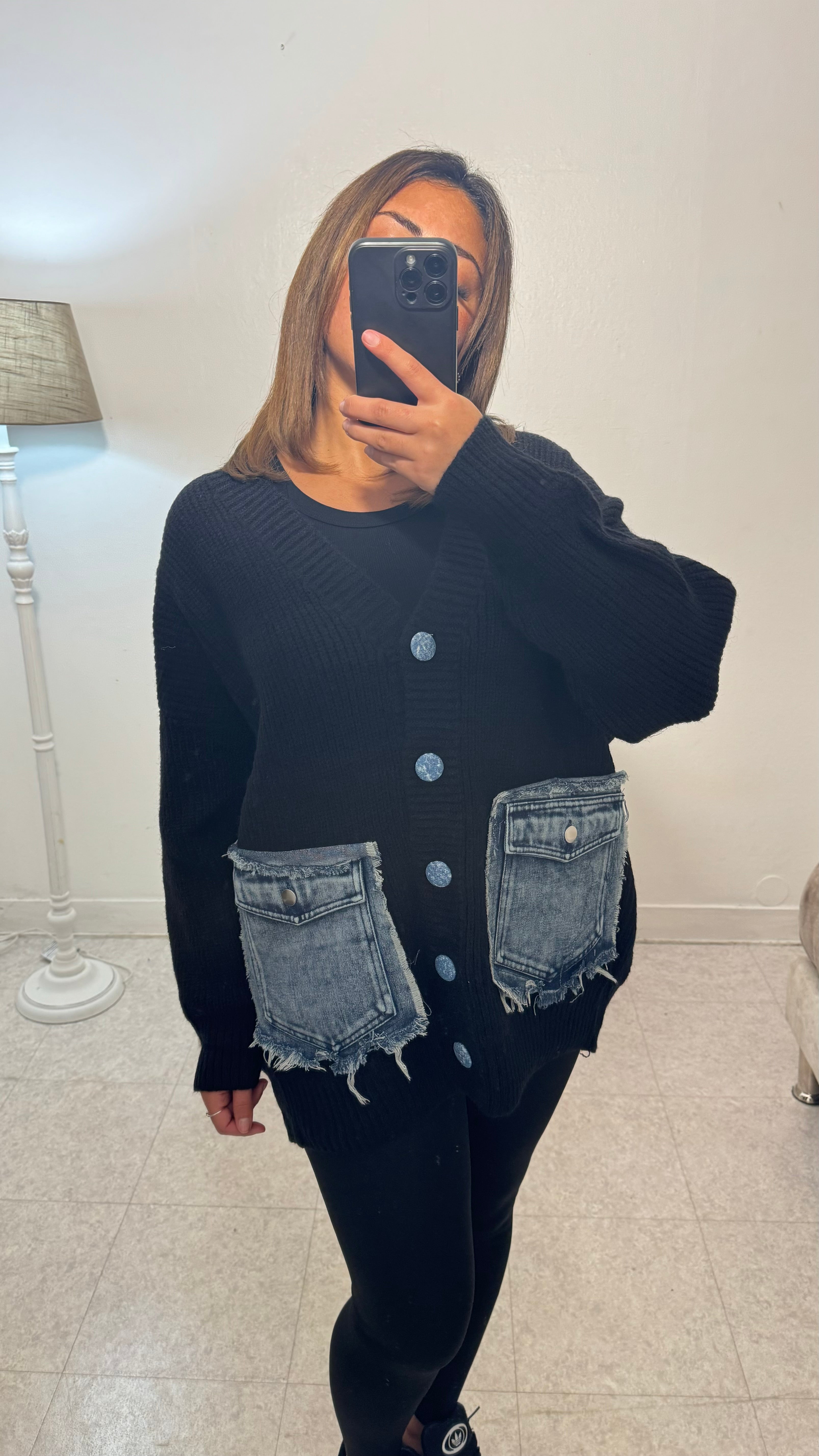 CARDI JEANS NOIR