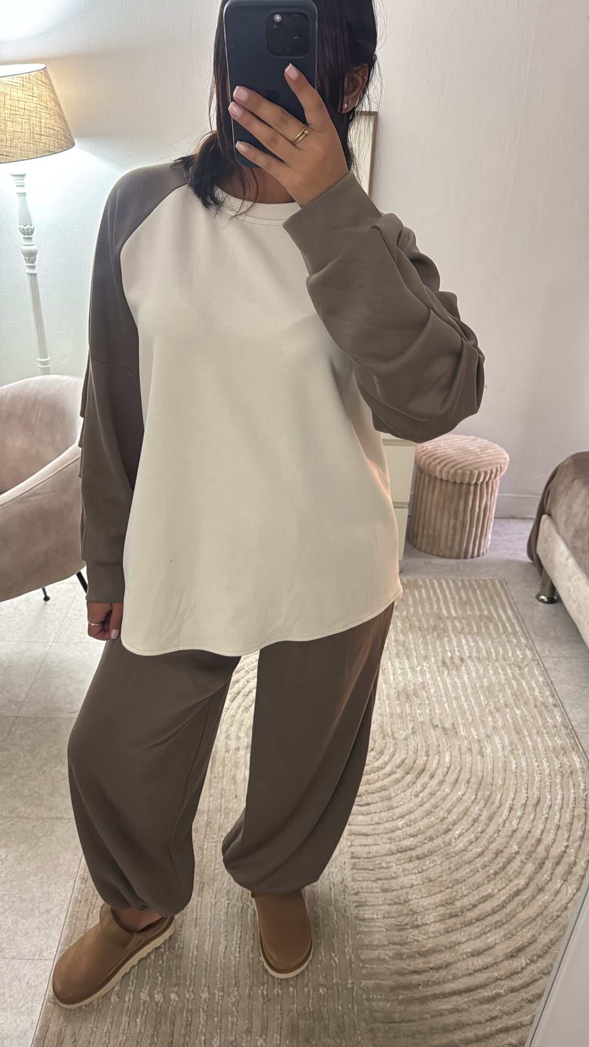 ENSEMBLE JOGGING ALADIN TAUPE