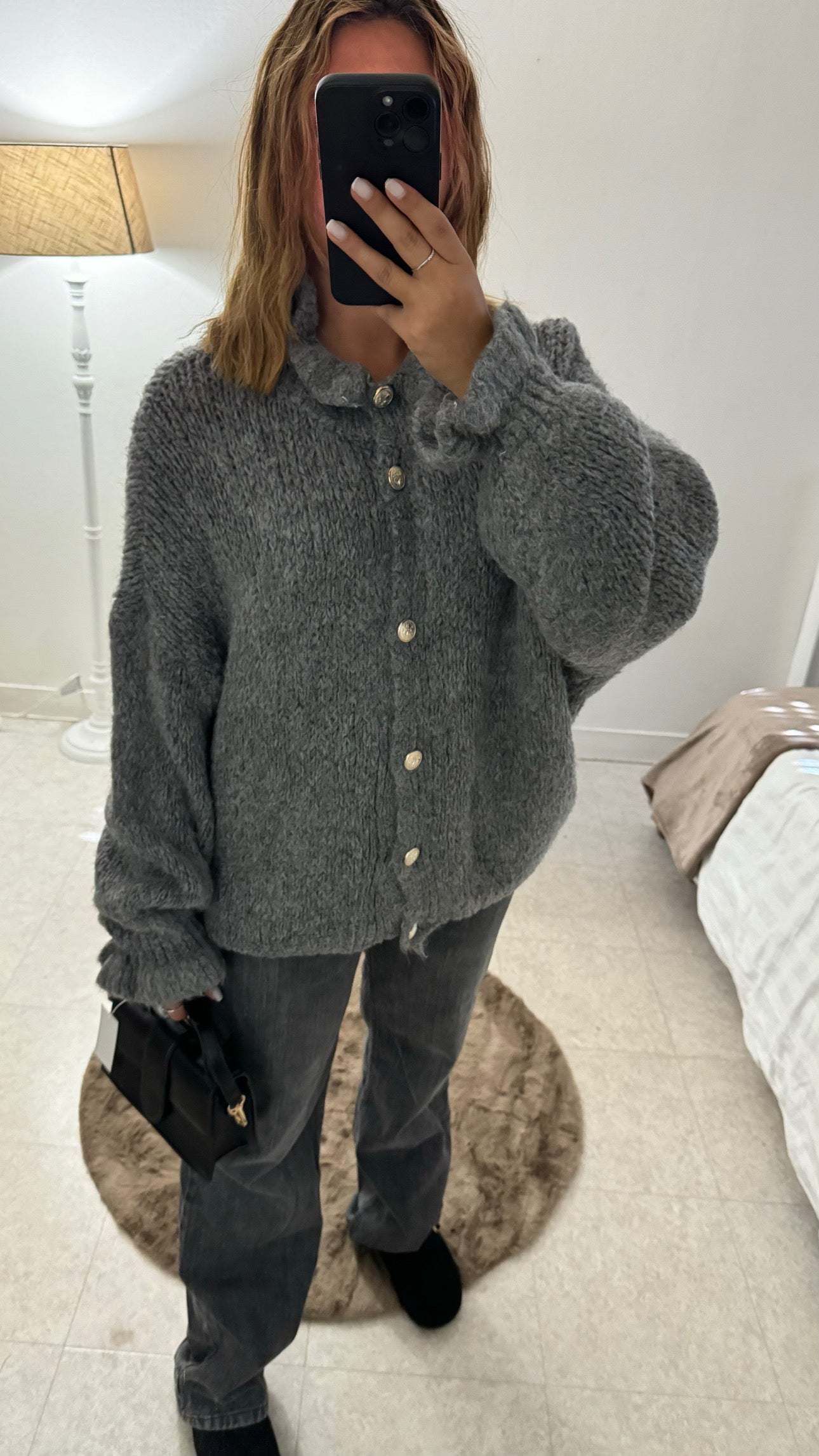 CARDIGAN LANA GRIS