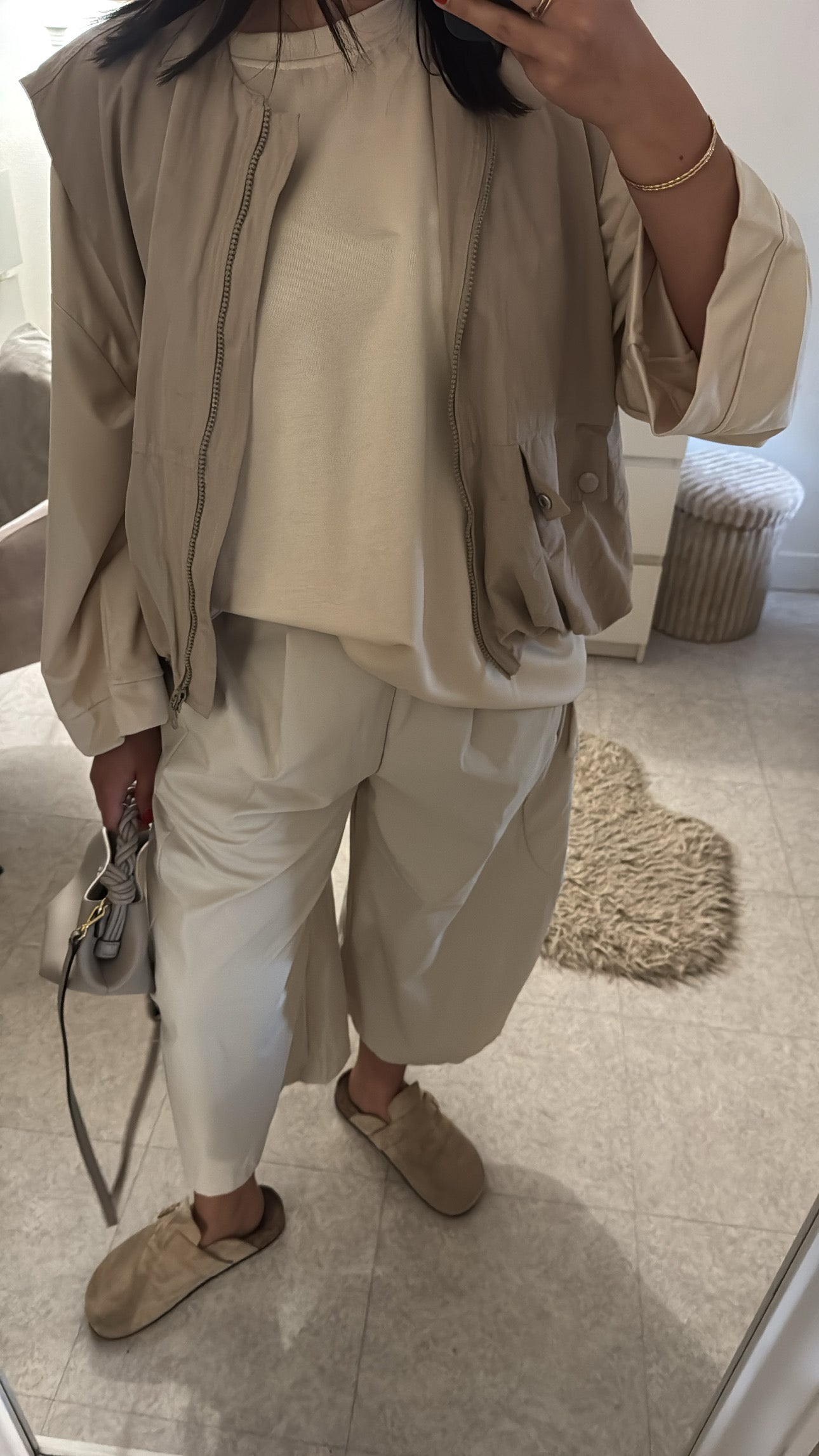 BERMUDA BALLON OVERSIZE BEIGE