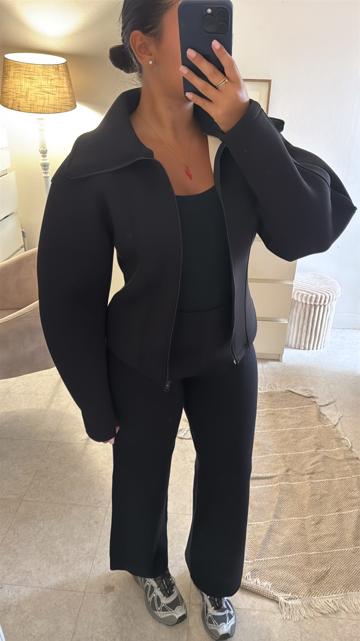 VESTE STRUCTURÉE INSPI ZARA NOIRE